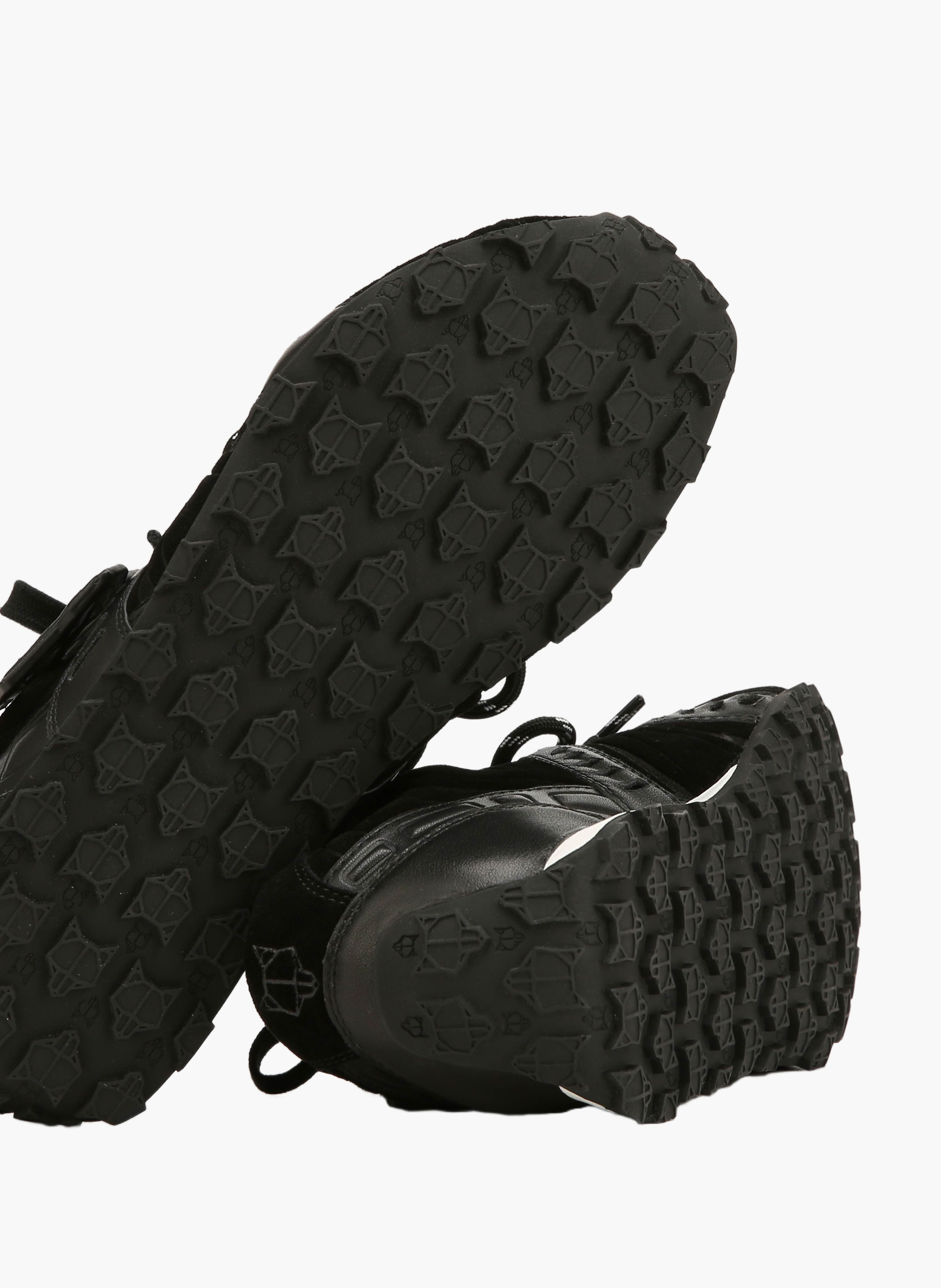 Lapse-sneakers van suède NAKED WOLFE Zwart