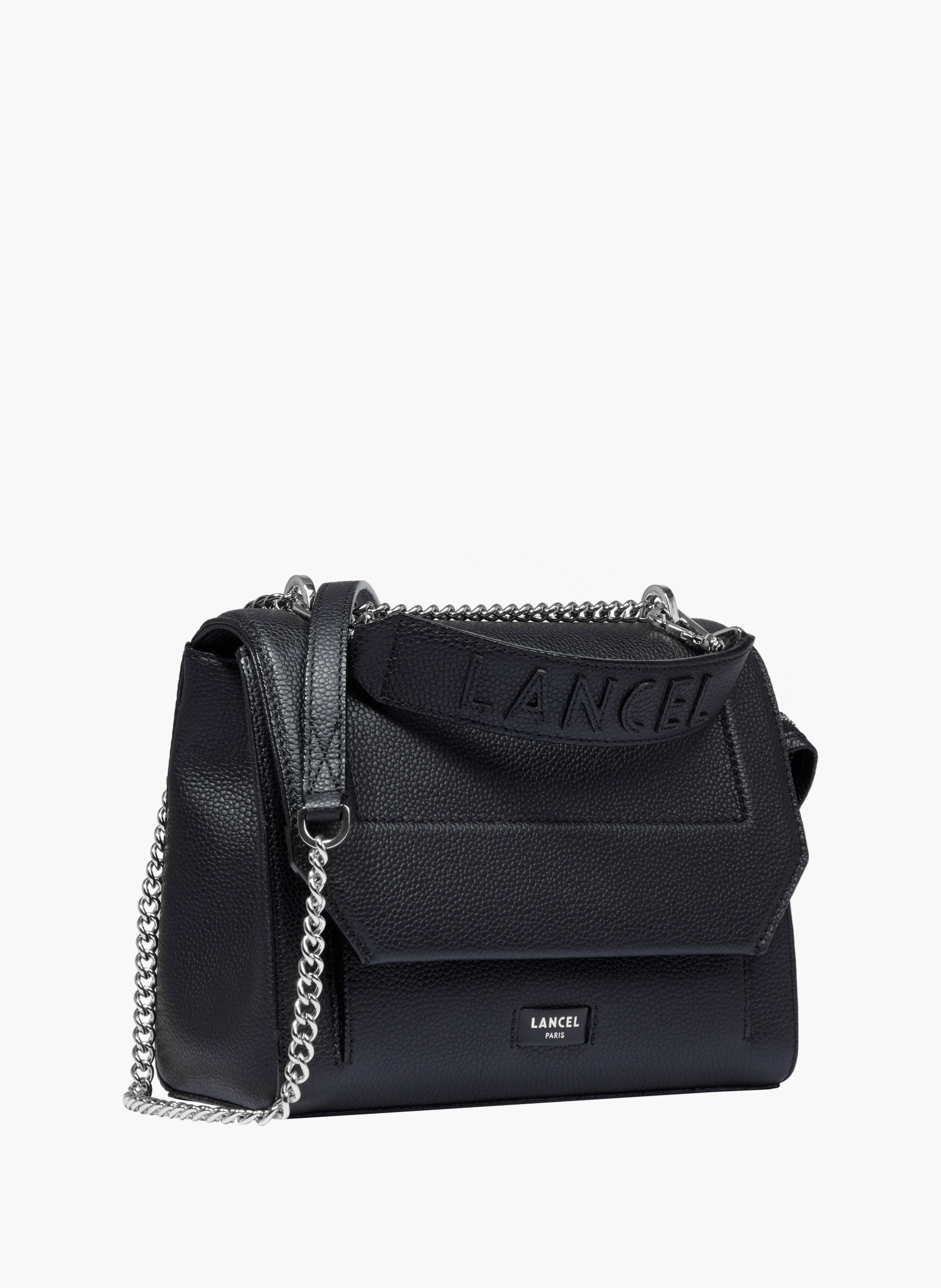 Schoudertas met flap van Lancel in leer | Zwart LANCEL Dames