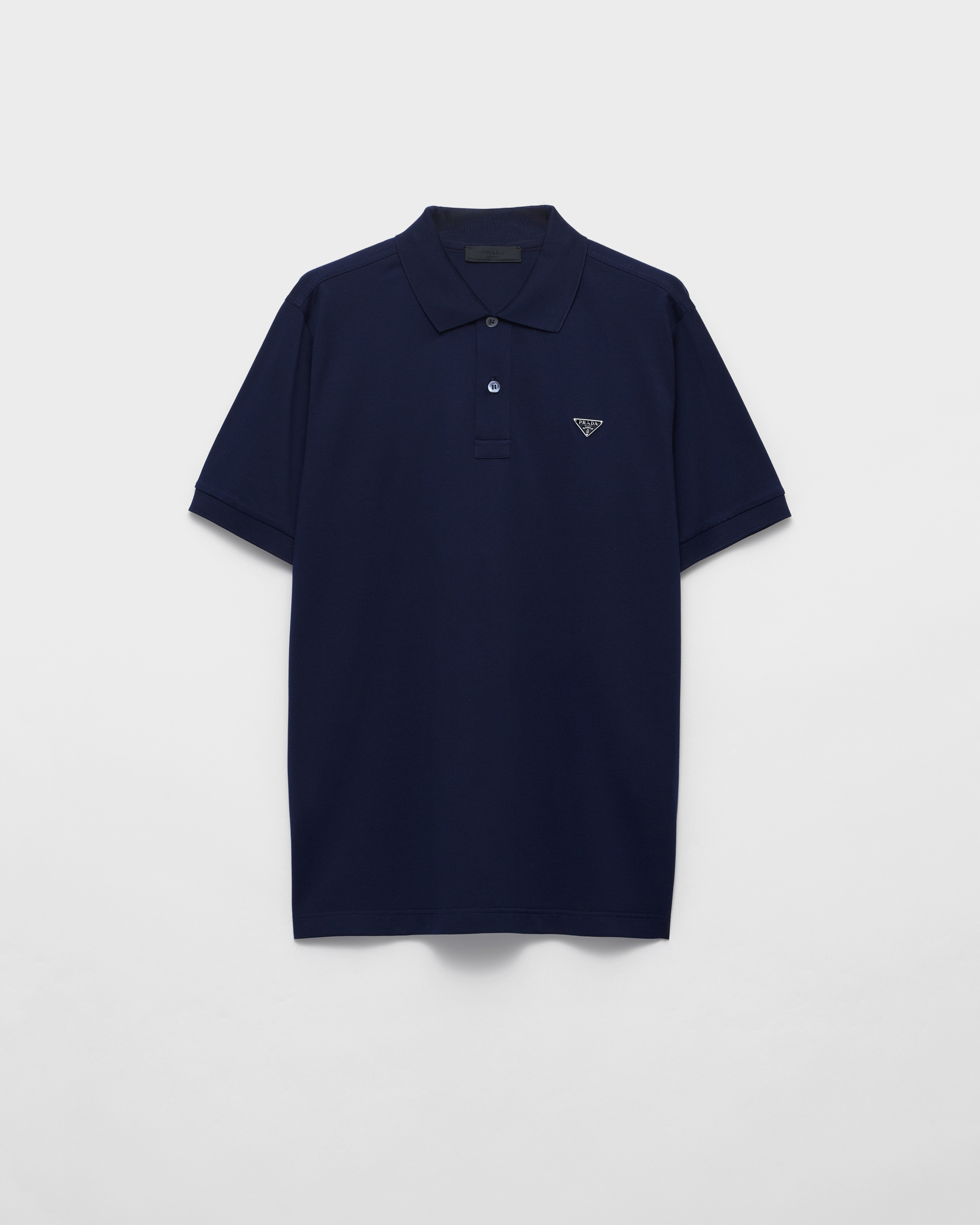 Polo en piqué PRADA Bleu