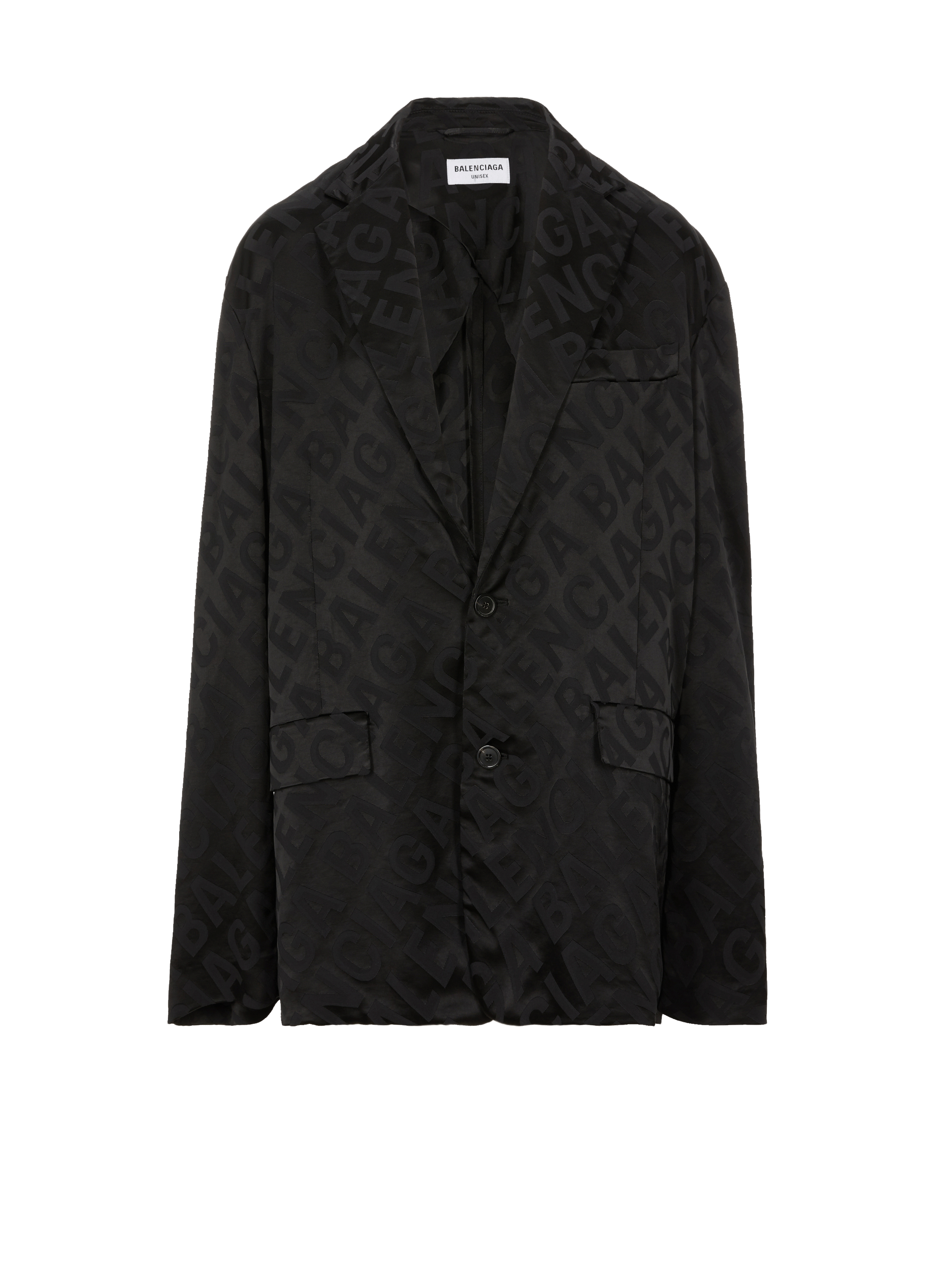 Blazer oversize satiné