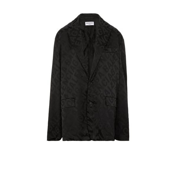 Blazer oversize satiné