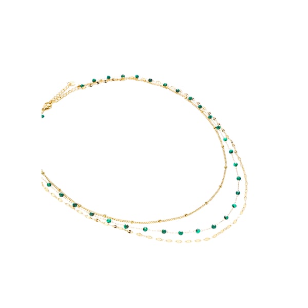 Collier triple chaîne