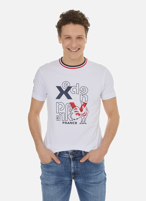 EDEN PARK T-shirt motif imprimé en coton Jaune