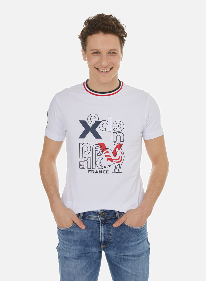 EDEN PARK Baumwoll-T-Shirt mit bedrucktem Muster