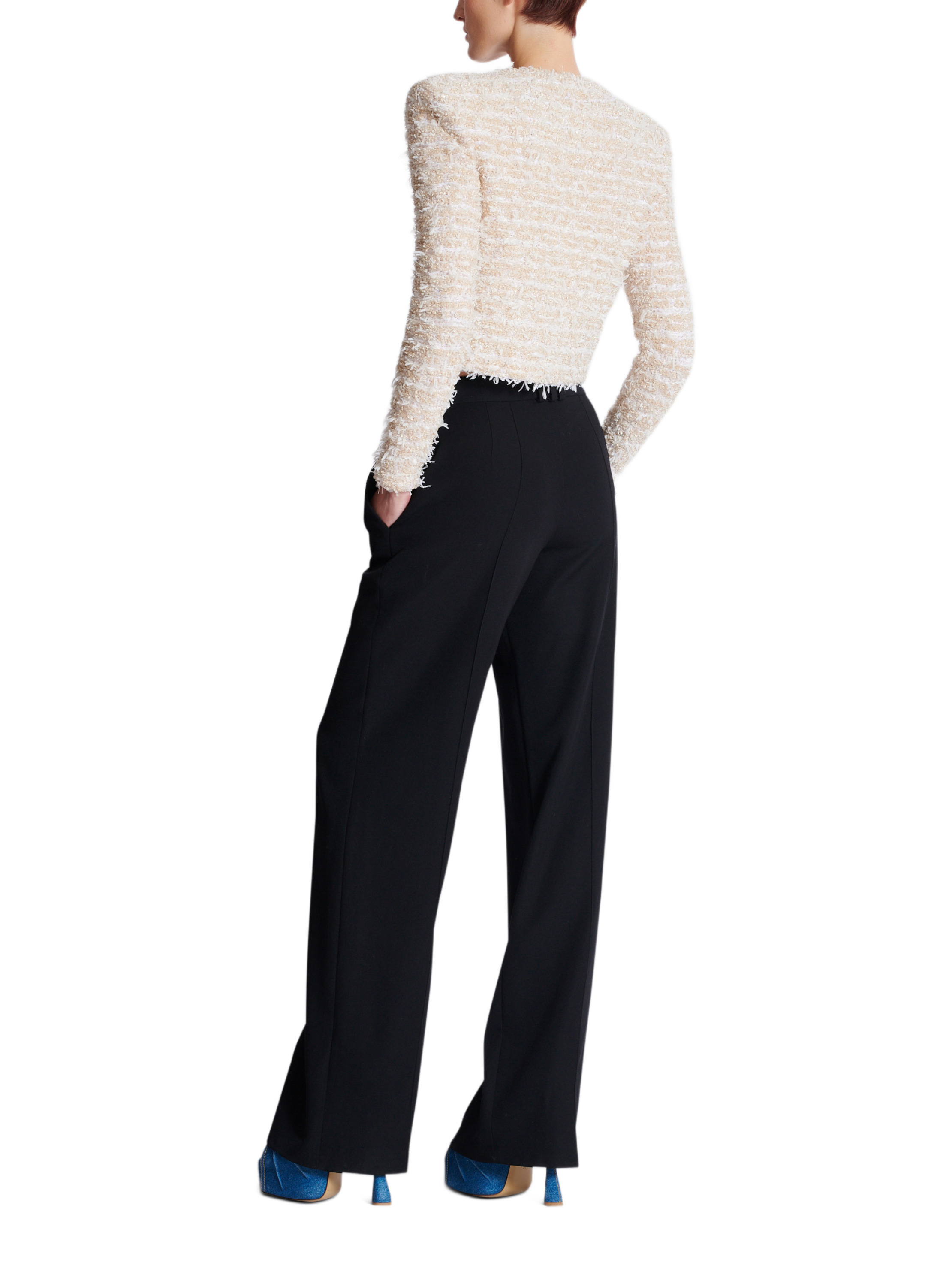 Veste courte en tweed BALMAIN Doré