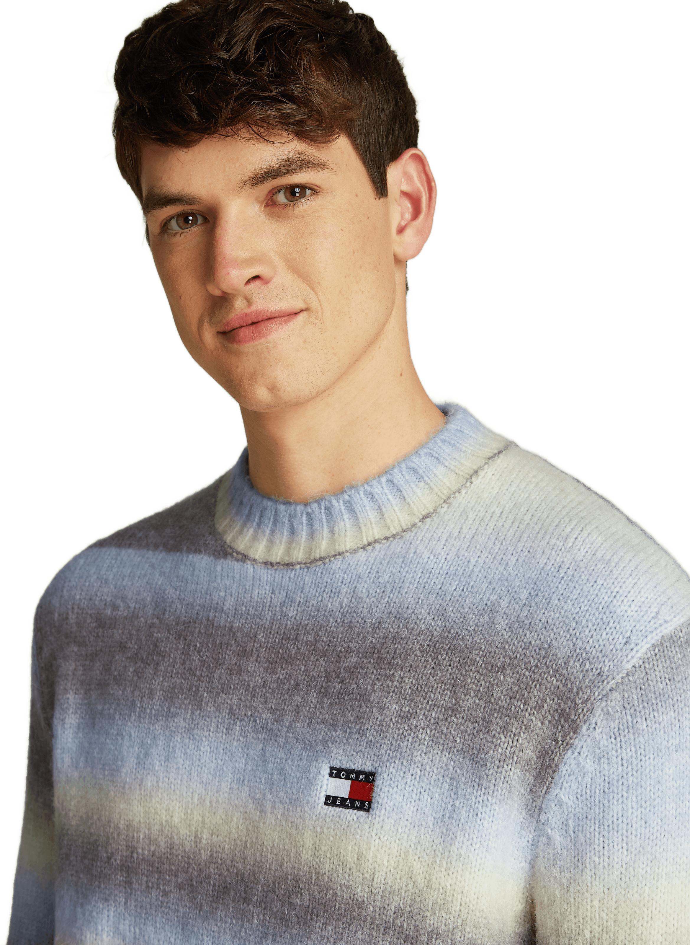 Sweater with gradient pattern and wool Multicolour