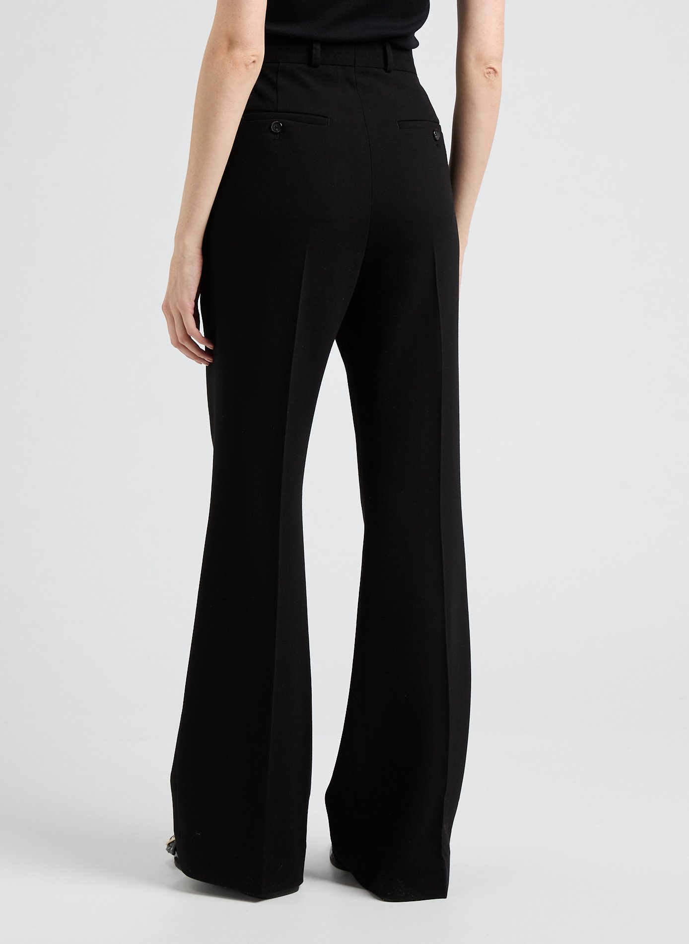 Pantalon droit  TOTEME Noir