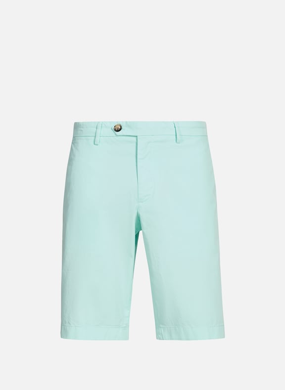 Chino Bermuda in blended cotton Blue by FACONNABLE FACONNABLE Chino Bermuda in blended cotton Blue
