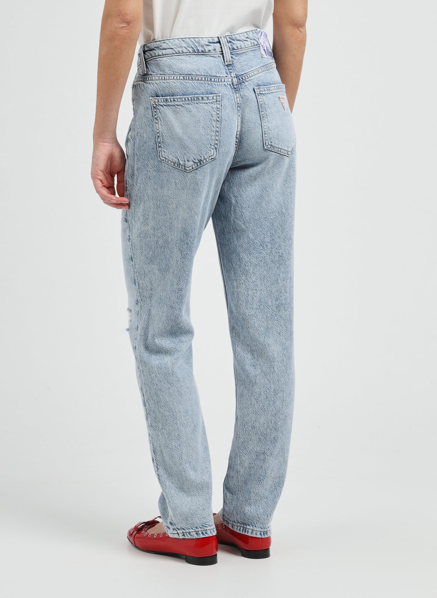 Patent leather ballet flats GANNI Red