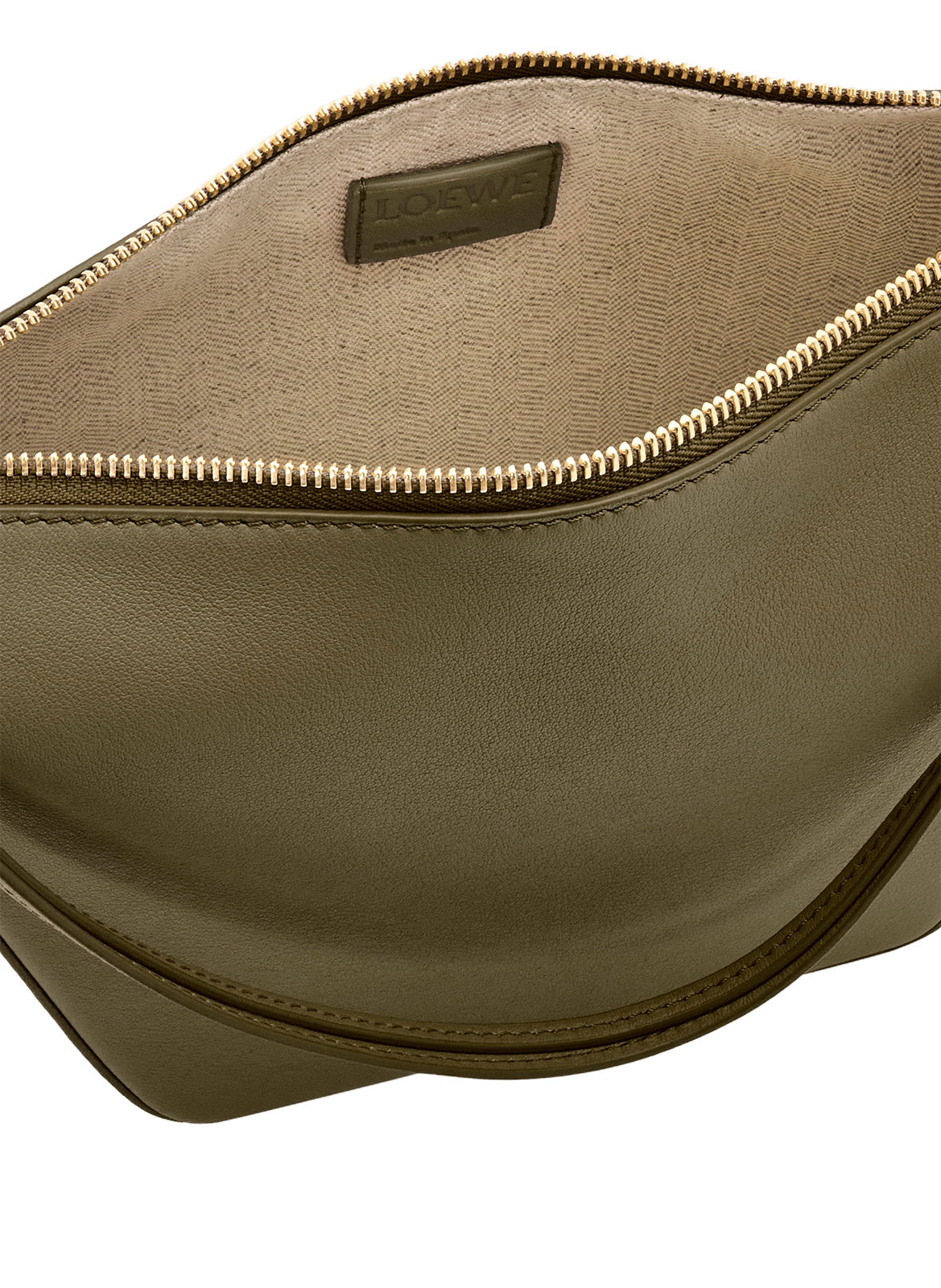 Mini Hammock hobo leather bag LOEWE Khaki