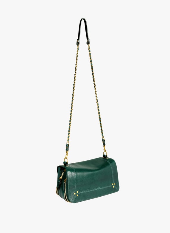 Sac à bandoulière Bobi en cuir | Vert by JÉRÔME DREYFUSS Sac à bandoulière Bobi en cuir Vert