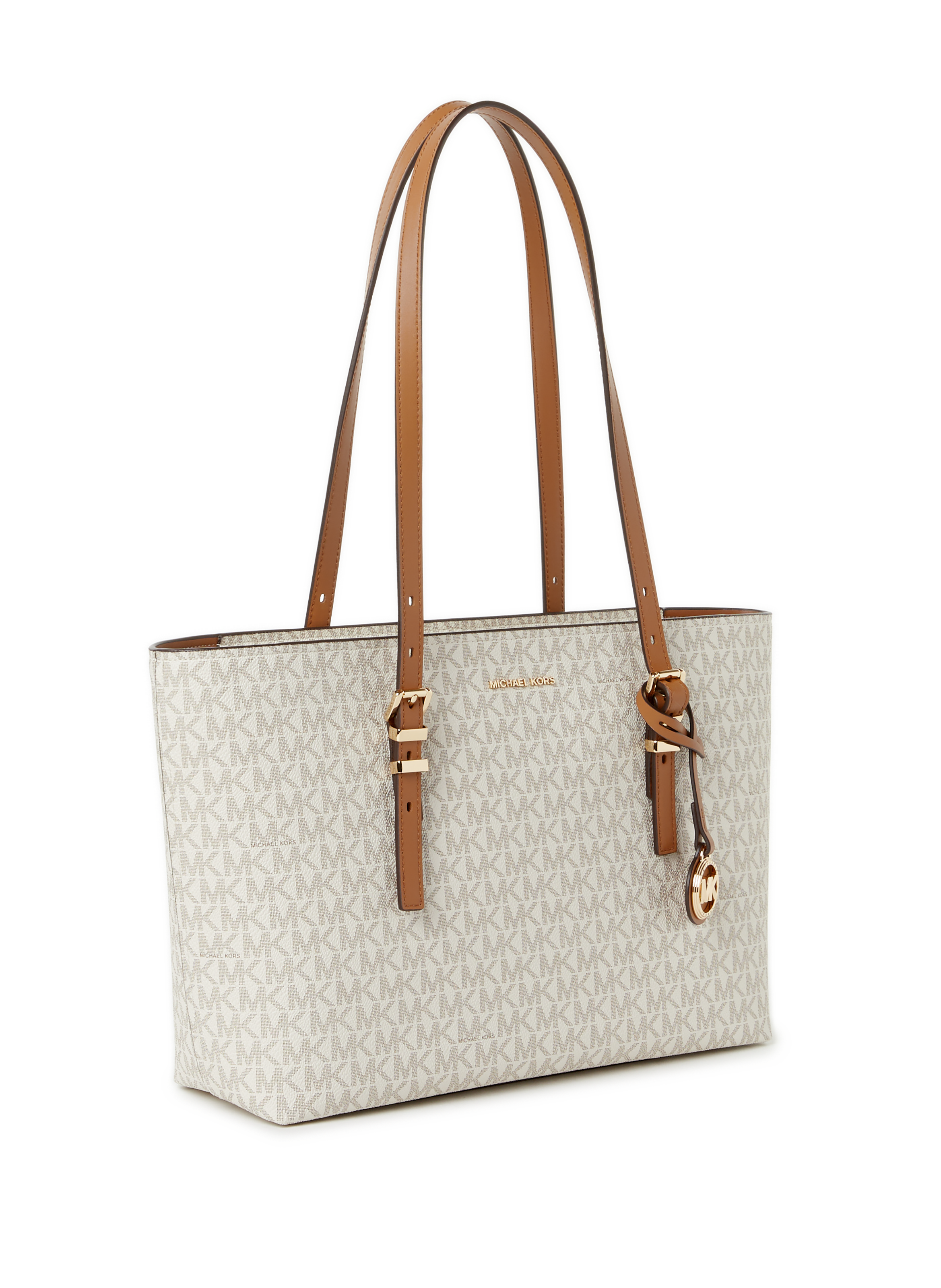 Monogram-print tote bag MICHAEL KORS White