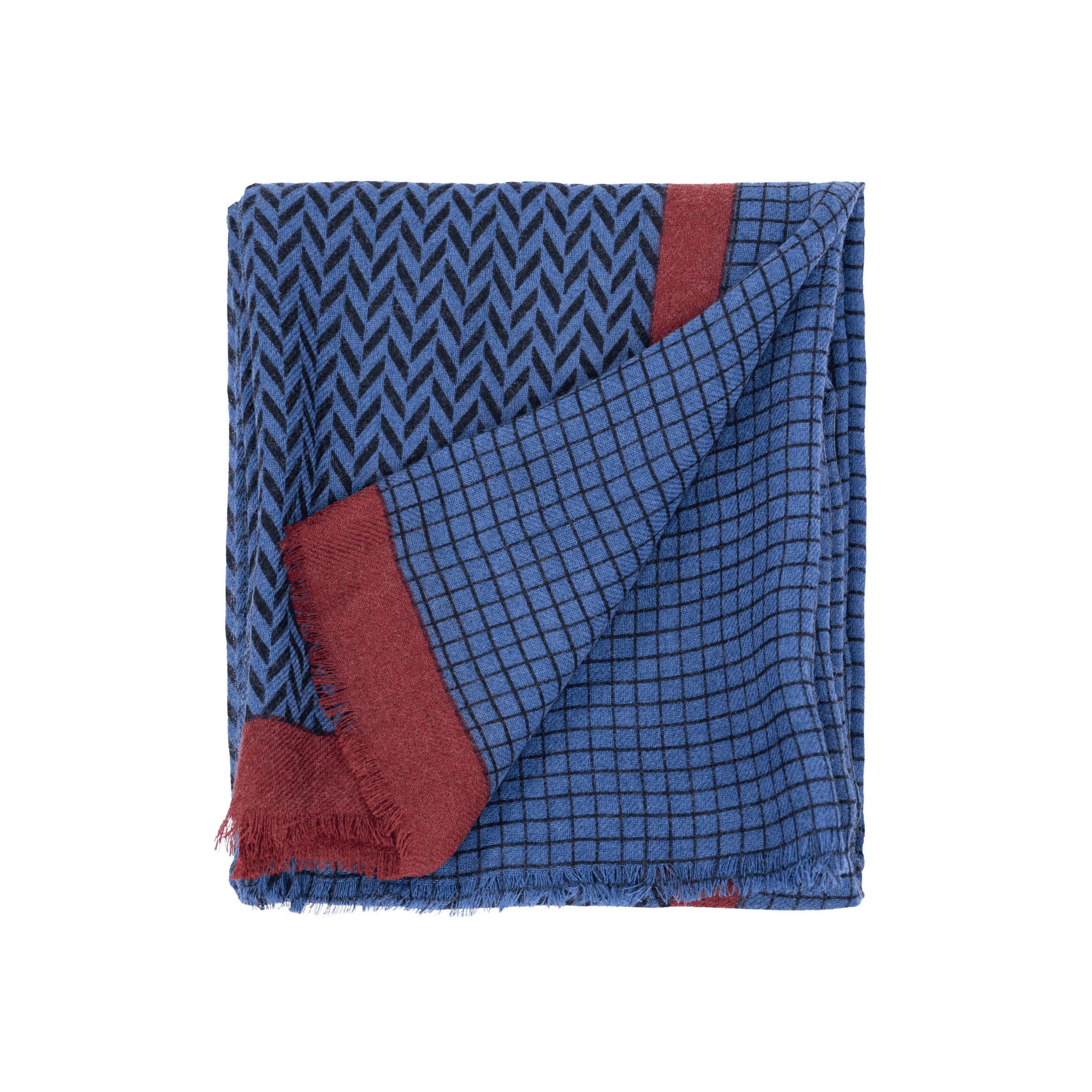 Foulard en laine BILLYBELT Bleu