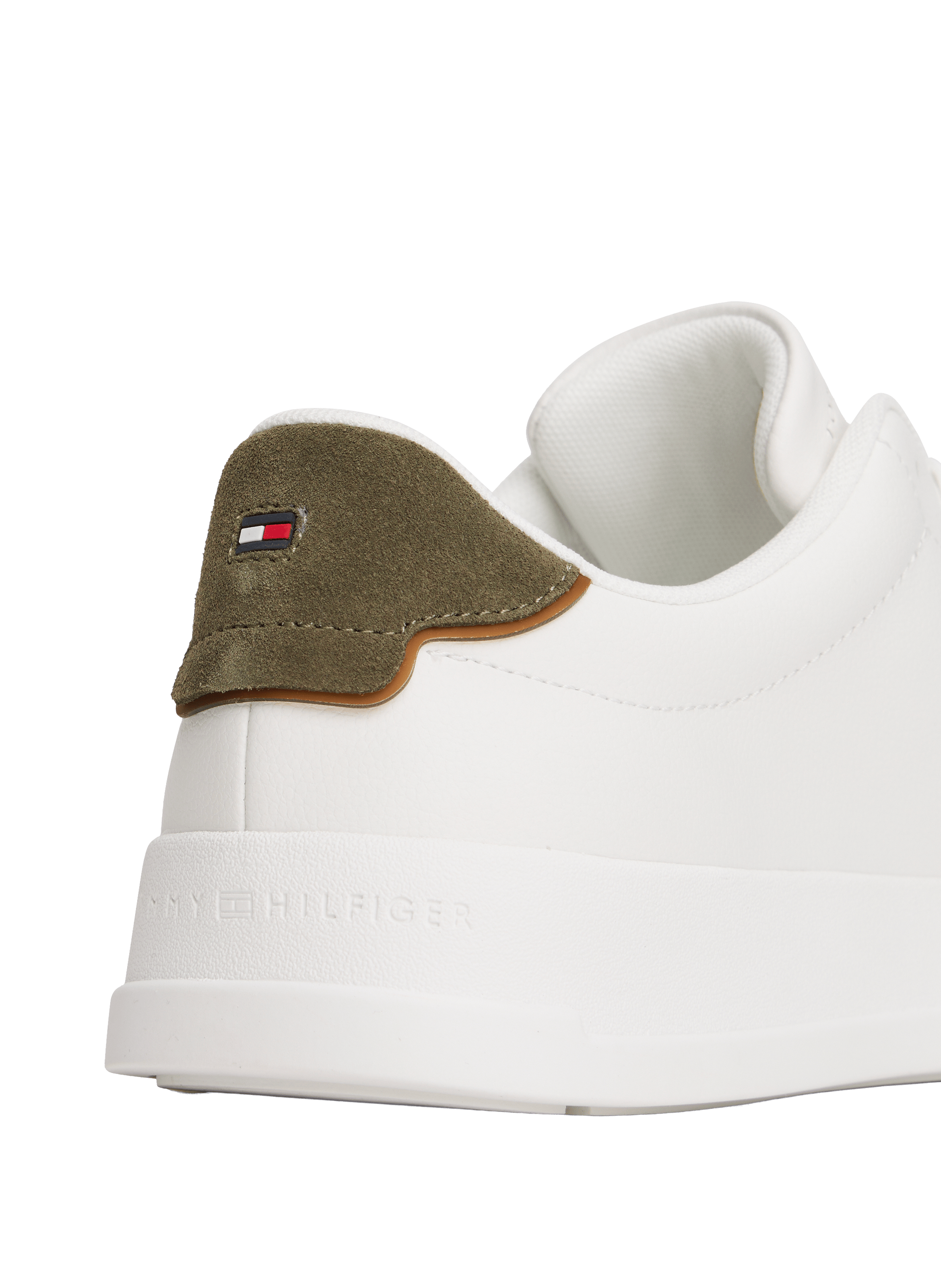 Grain effect leather sneakers TOMMY HILFIGER Multicolour