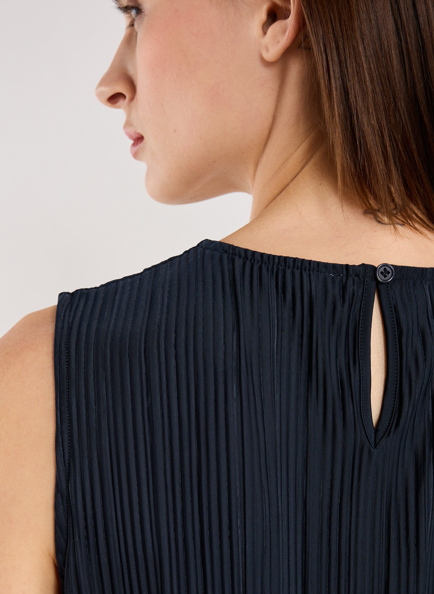 Top plissé Sauma O-N SAMSOE SAMSOE Bleu