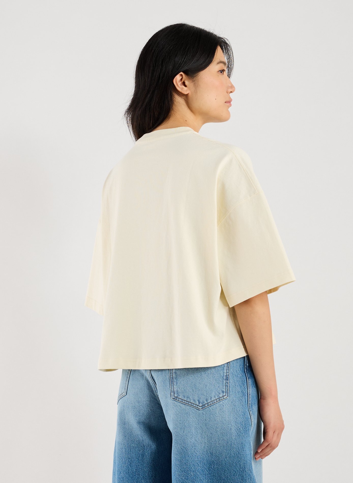 T-shirt en coton JACQUEMUS Beige