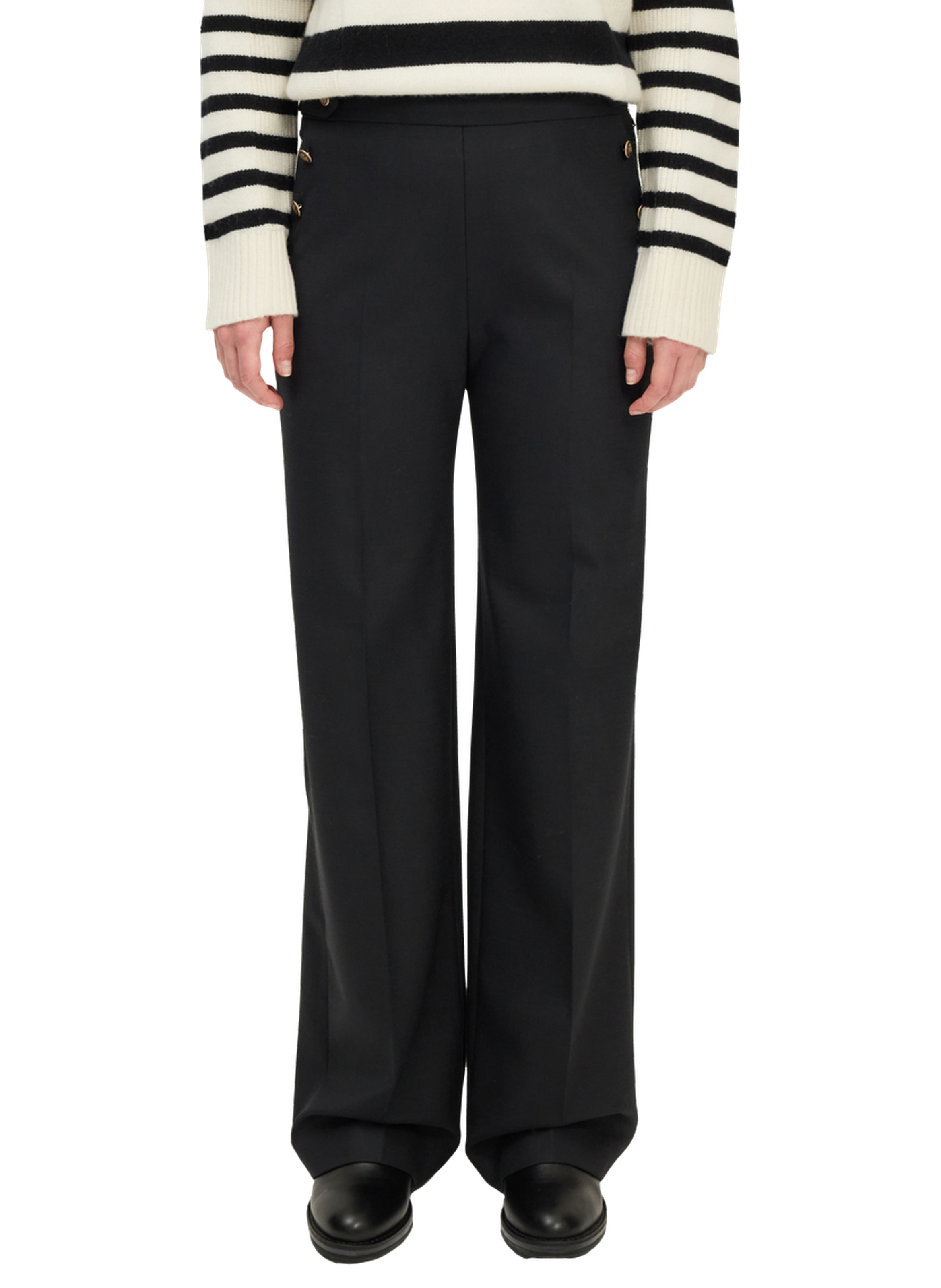 Pantalon à pont - carlotta PABLO Noir