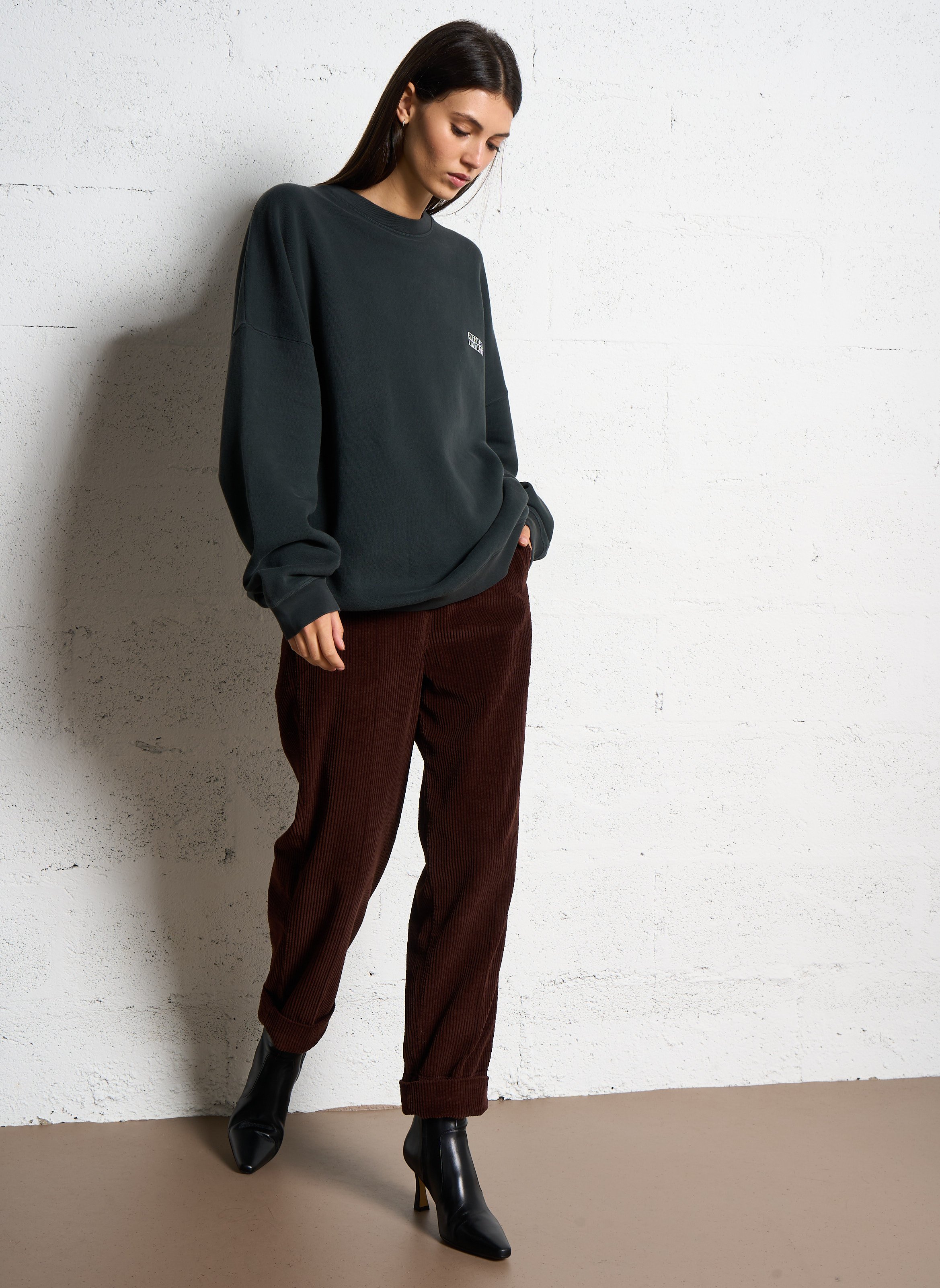 Bottines à talons en cuir n°712 RIVECOUR Noir