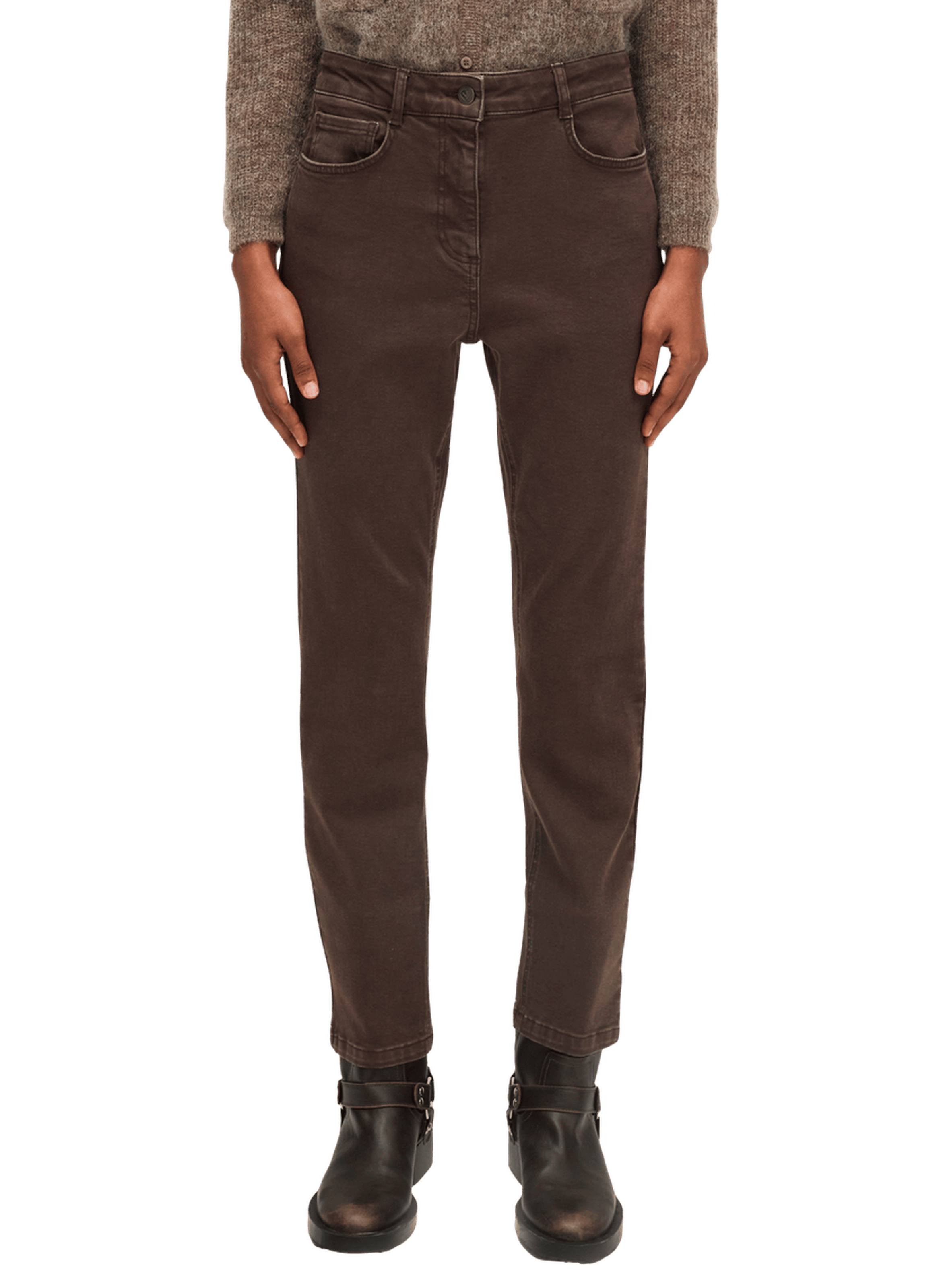 Jean slim - colette PABLO Marron