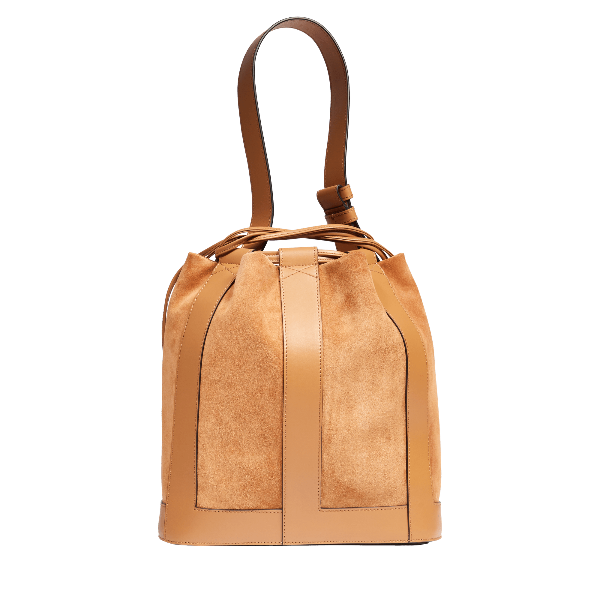 Sac seau m elles de lancel en cuir LANCEL Marron