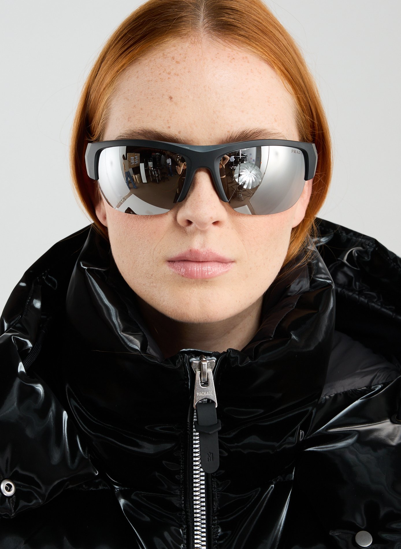 Lunettes de soleil rectangulaires PRADA Multicolore