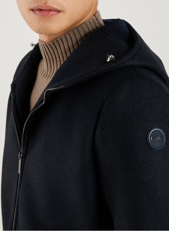 Manteau ample à capuche | Bleu by COLMAR Manteau ample à capuche Bleu