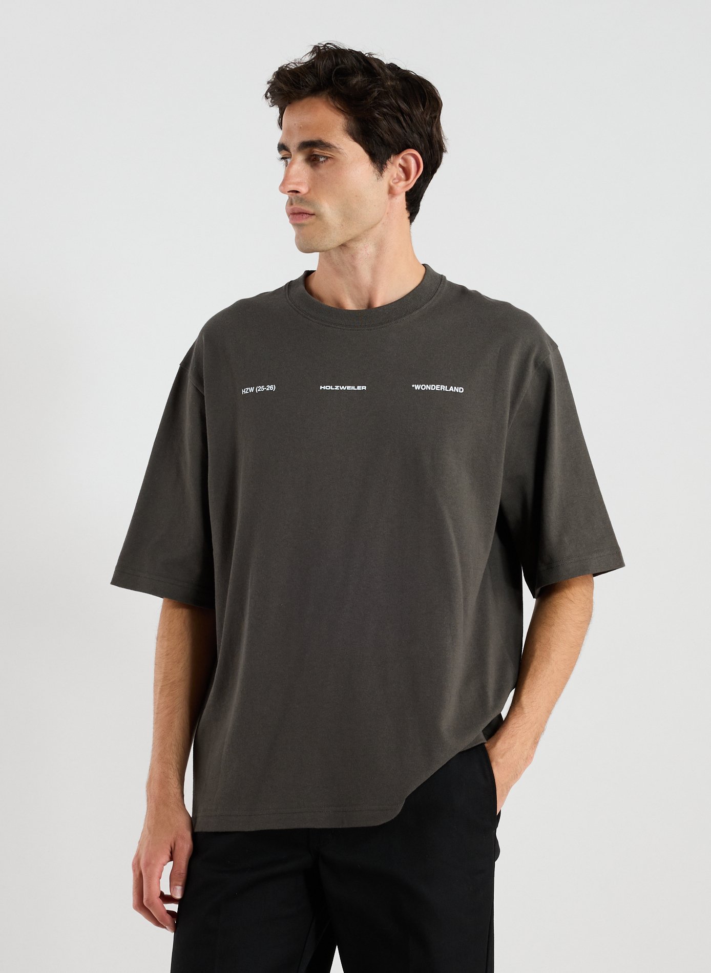 HOLZWEILER T-shirt en coton Noir