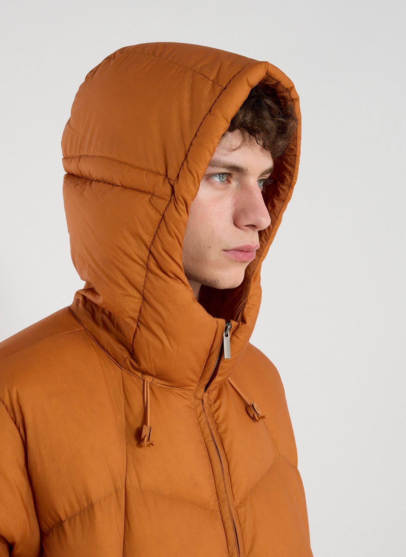 Doudoune matelassée à capuche K-WAY Orange