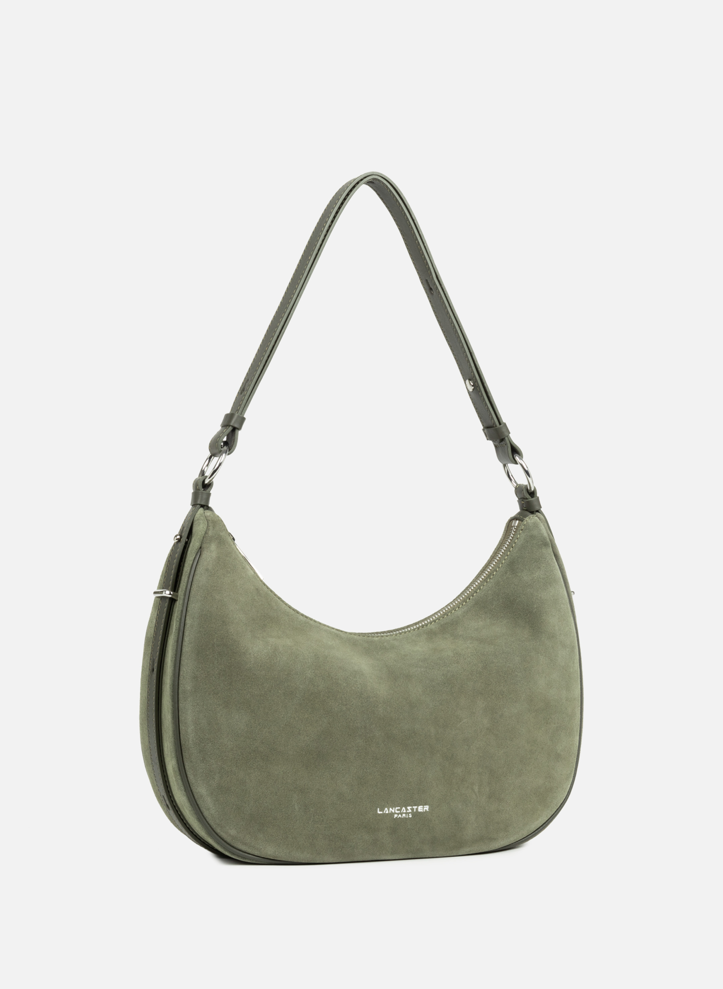 Grand sac besace - suède Kaki