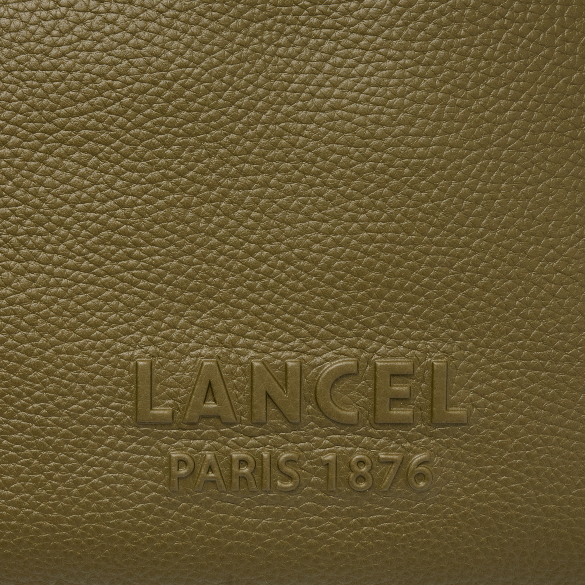 Pochette zippée s jour de lancel en cuir LANCEL Vert