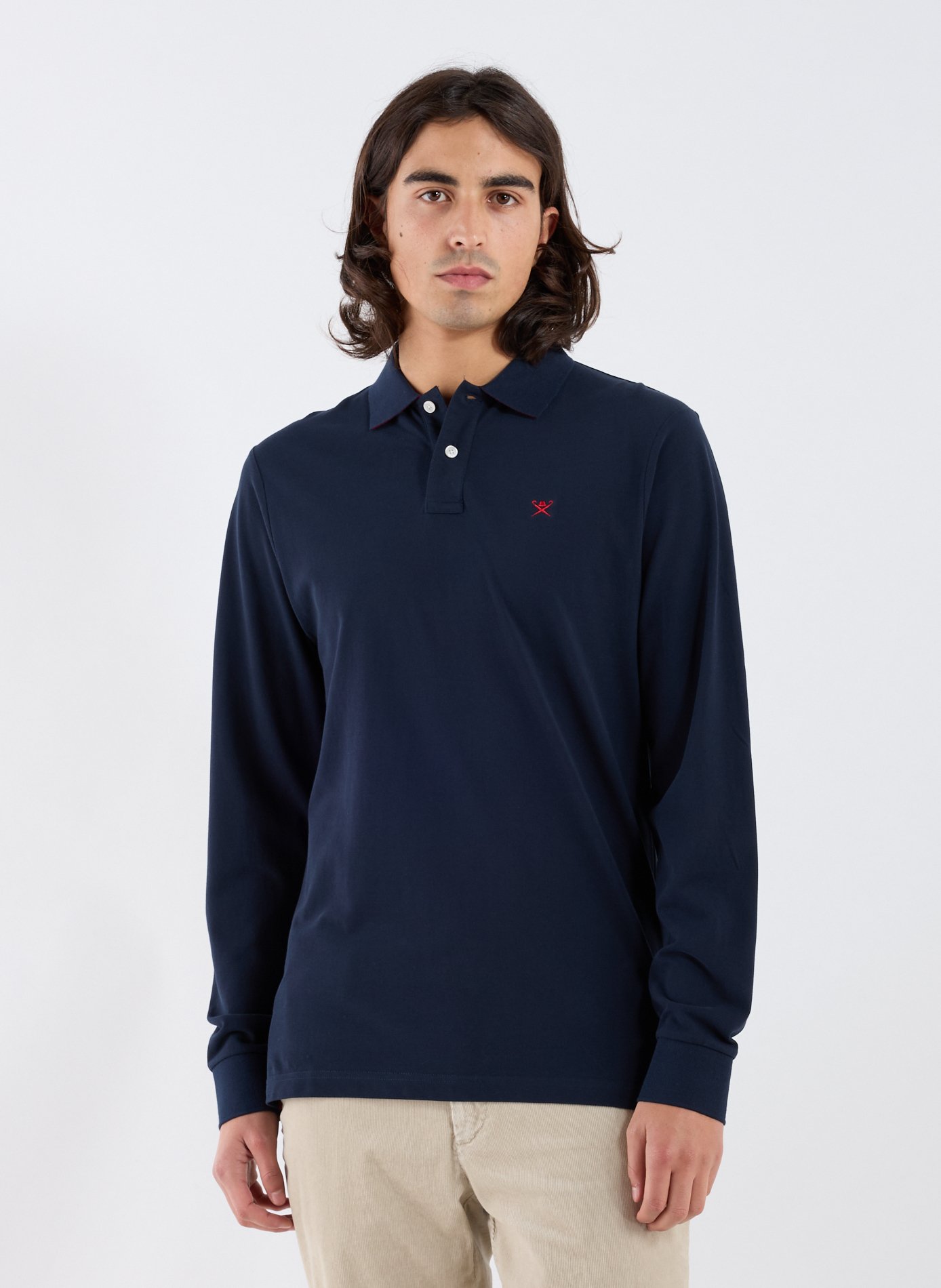 HACKETT  Cotton polo shirt  Blue