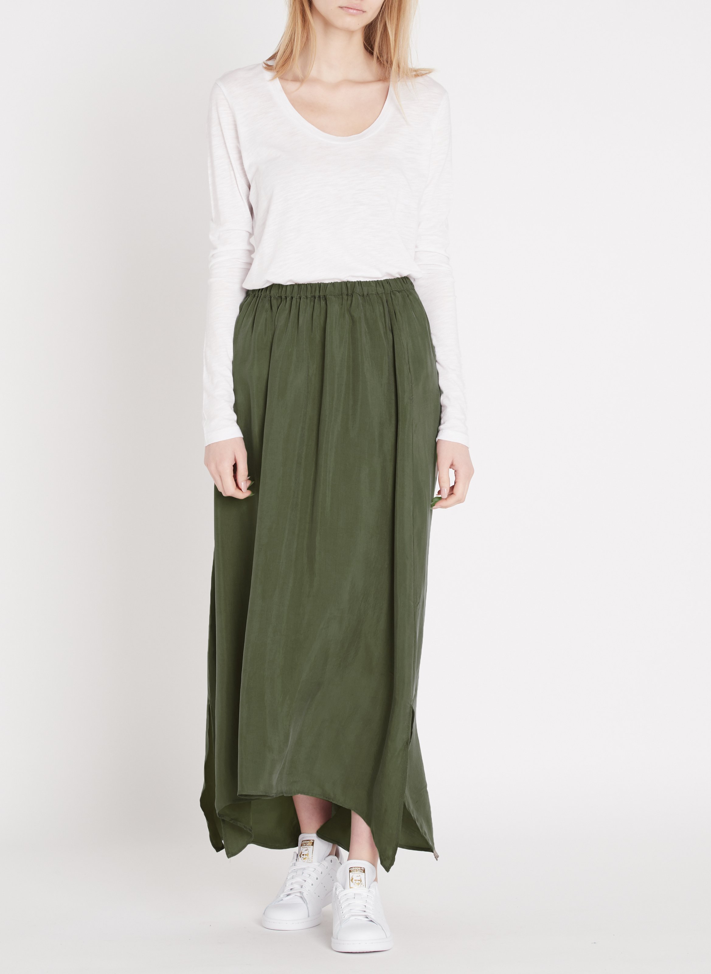 Tee-shirt col rond en coton jacksonville AMERICAN VINTAGE Blanc