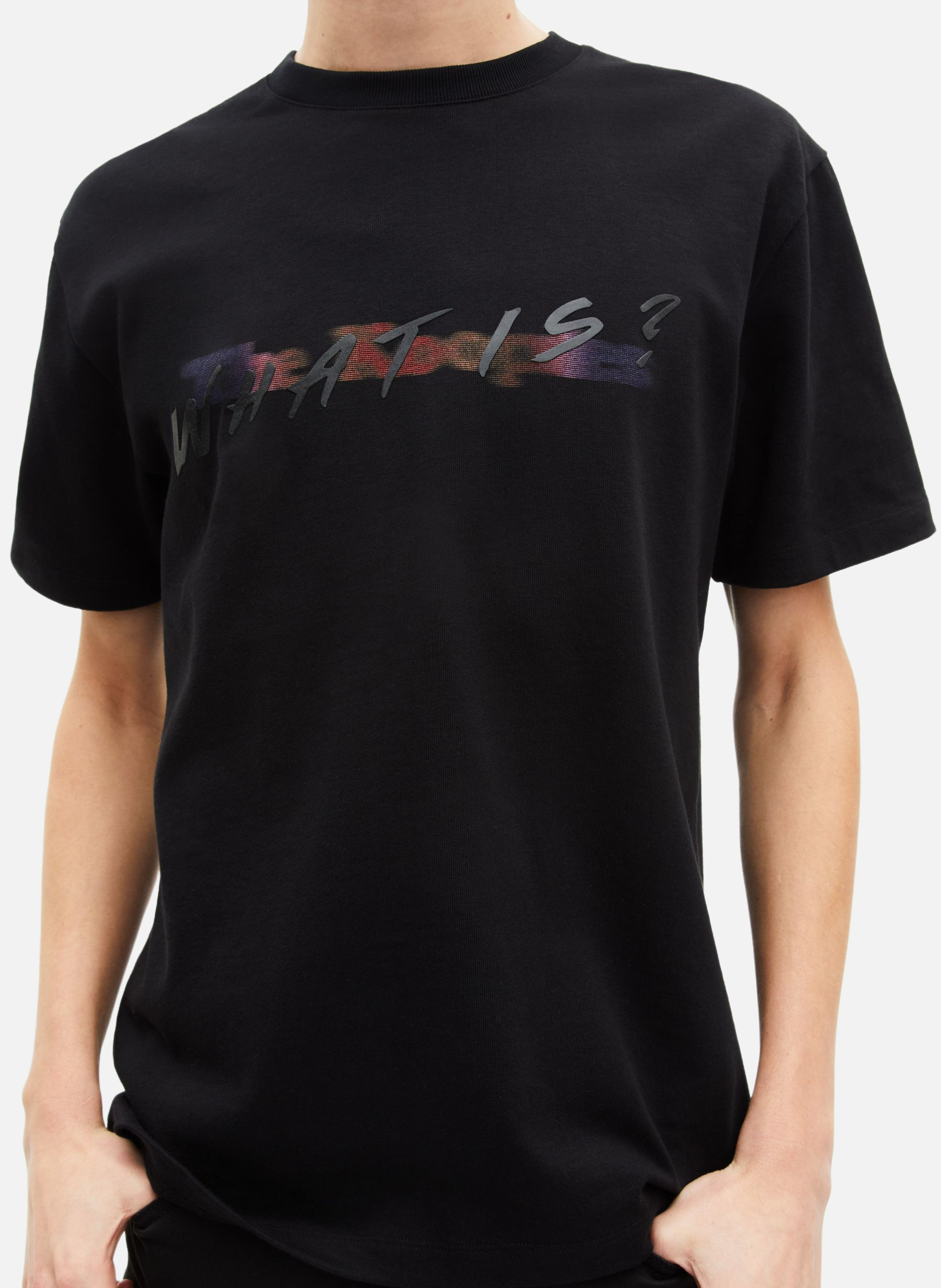 T-shirt avec logo multicolore THE KOOPLES Noir