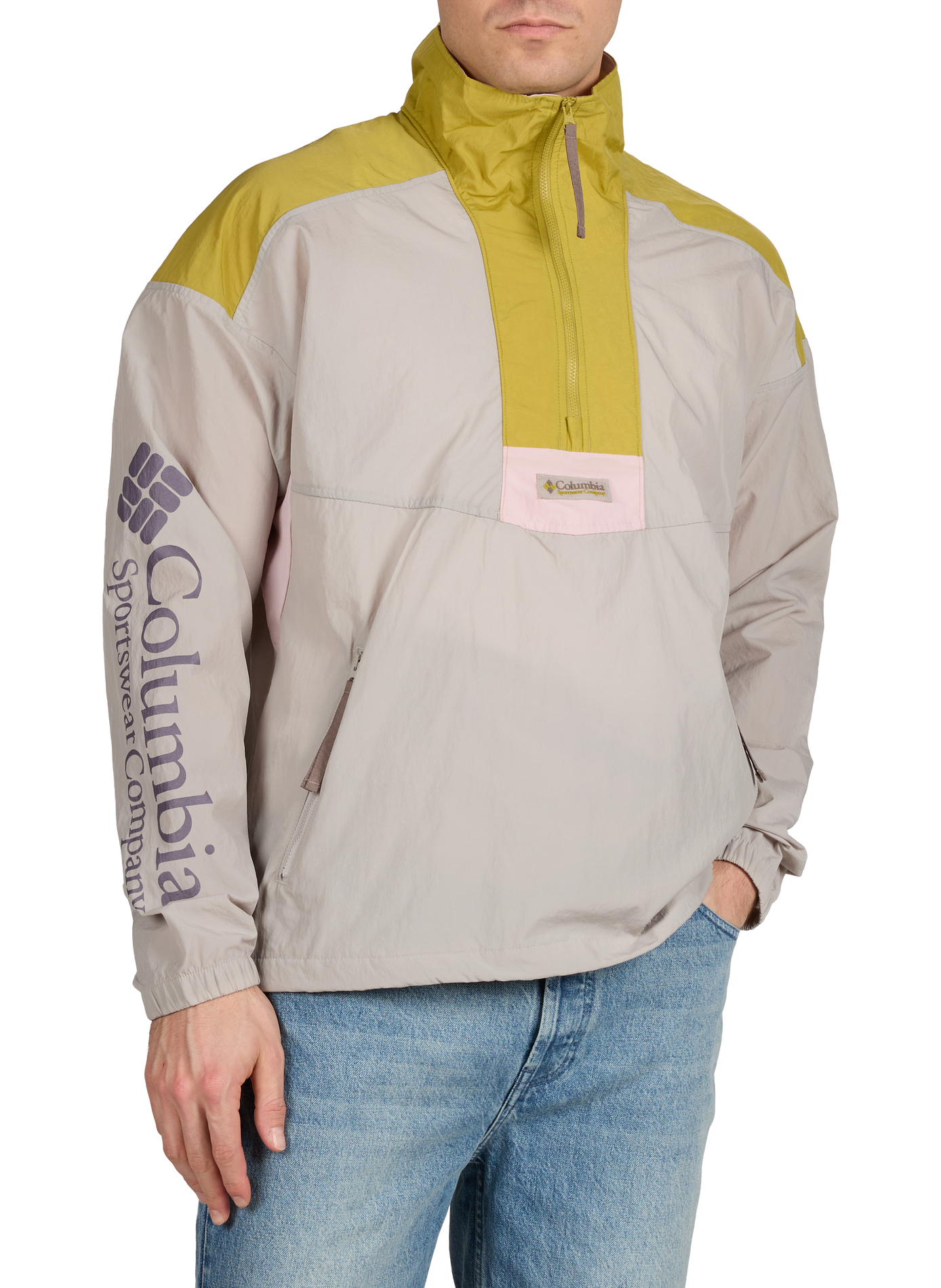 Riptide high-neck jacket COLUMBIA Grey