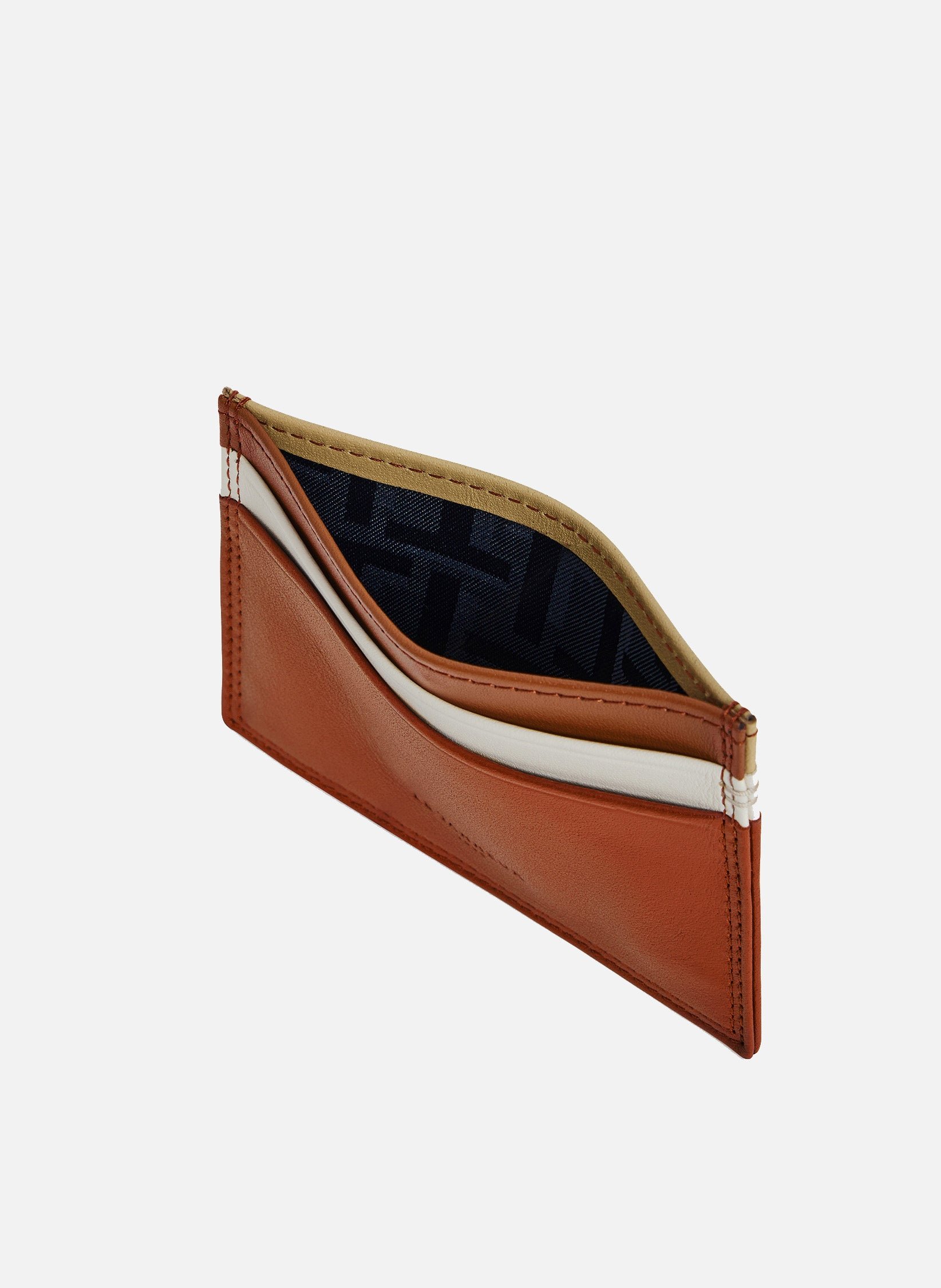 Porte cartes martin en cuir lisse LE TANNEUR Marron