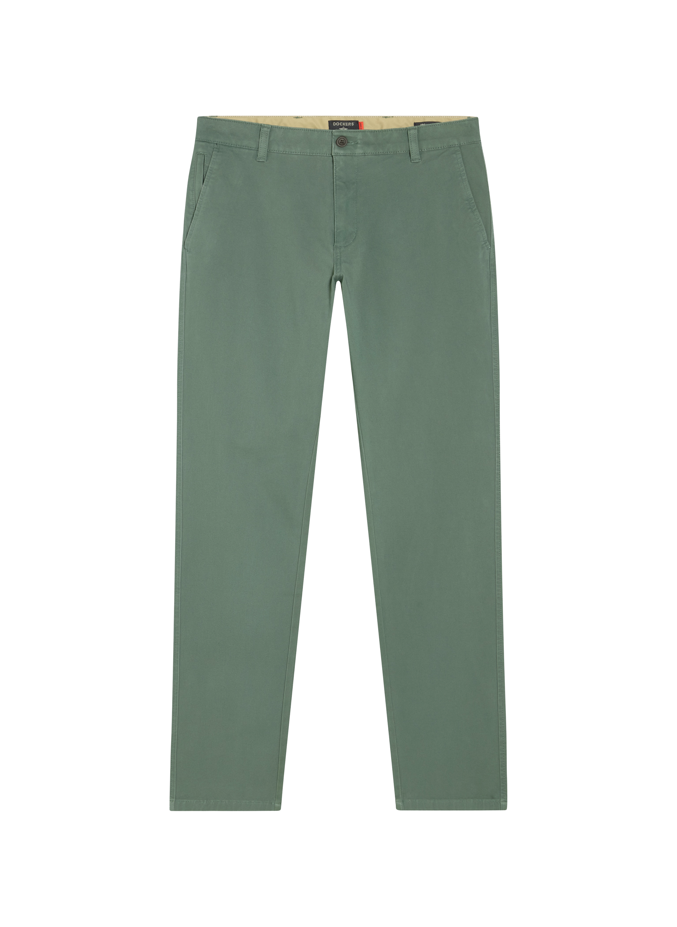 Straight cotton trousers DOCKERS Green