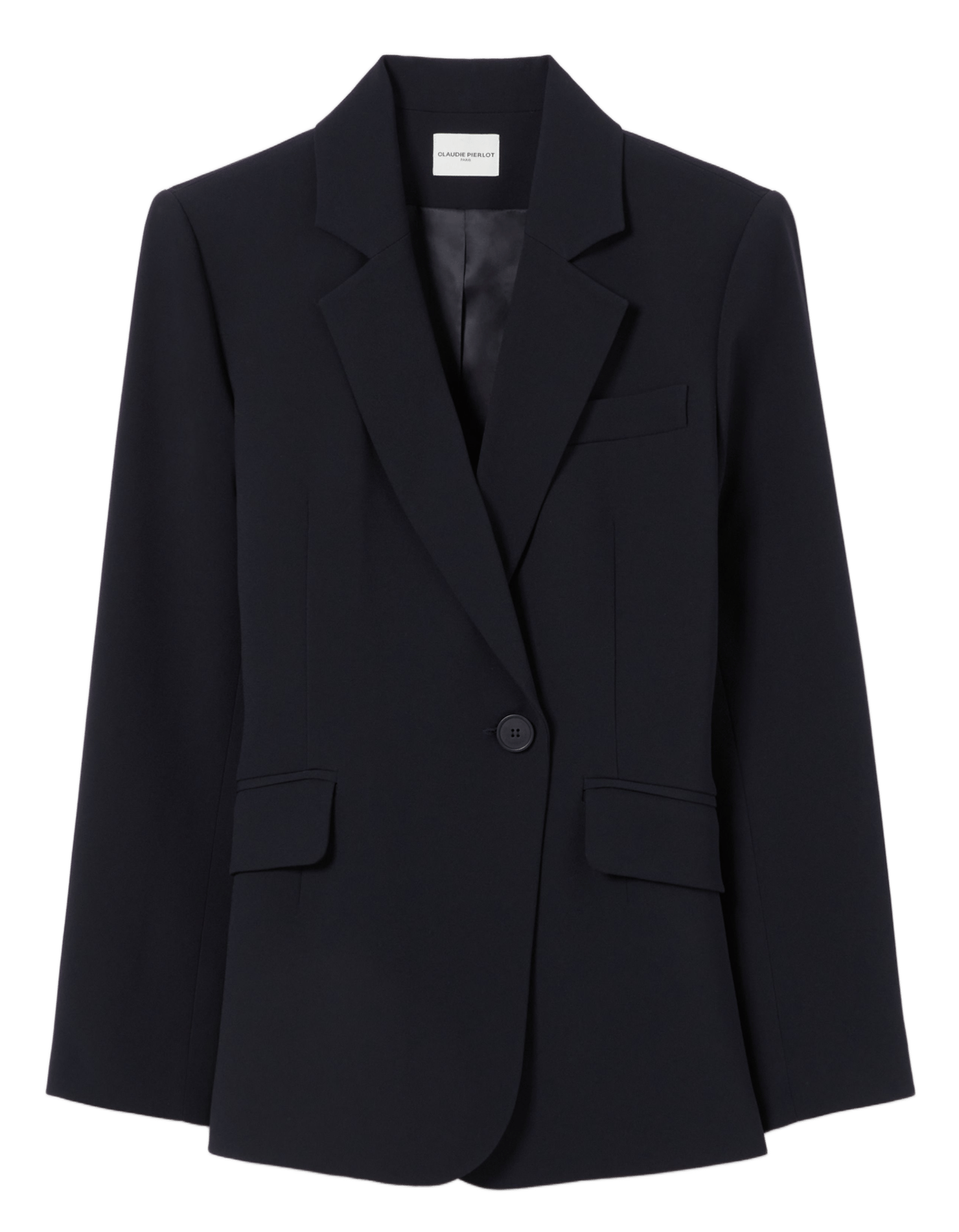 Veste tailleur droite CLAUDIE PIERLOT Bleu