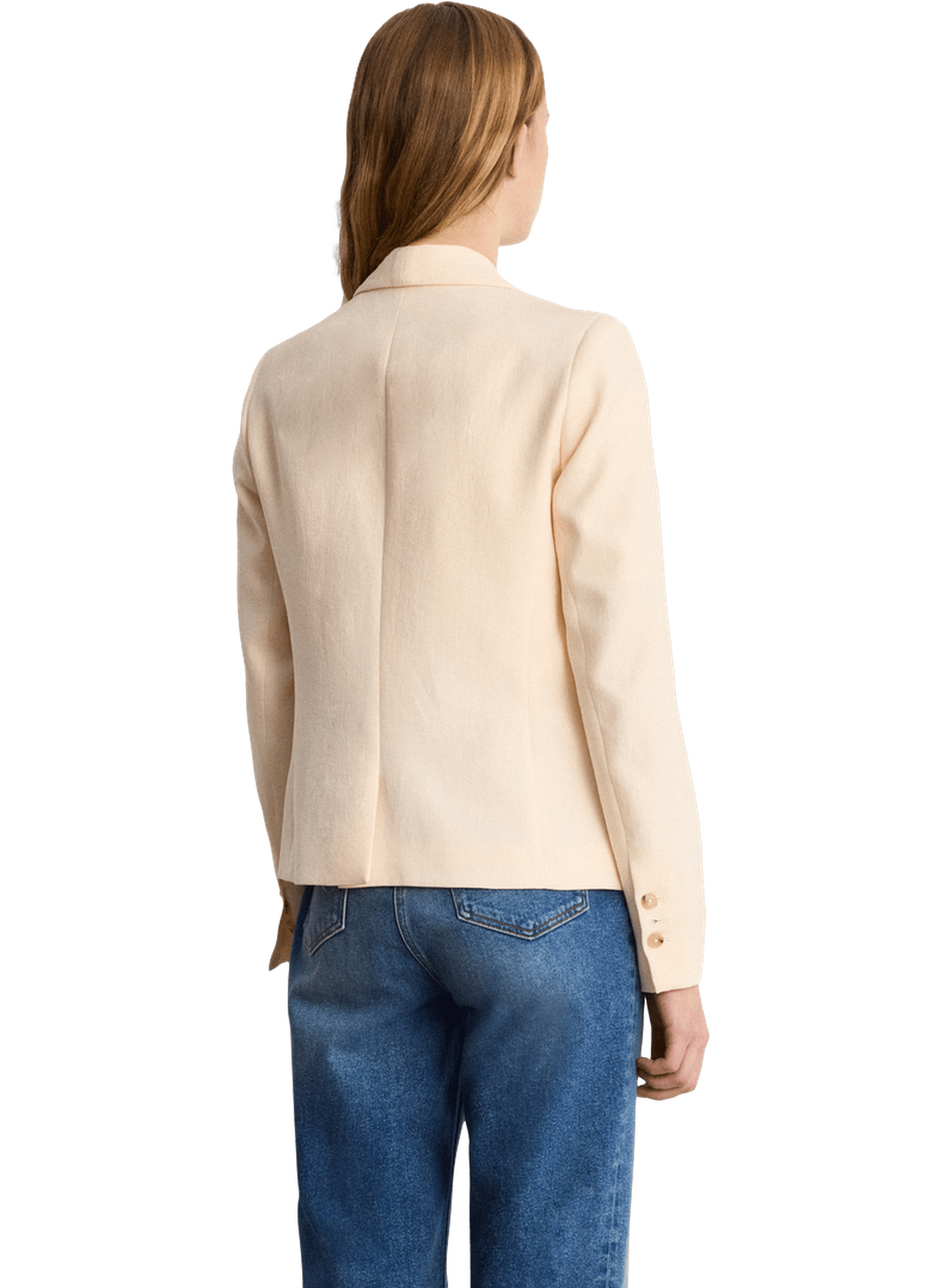 Veste de tailleur en crêpe - maliah PABLO Beige