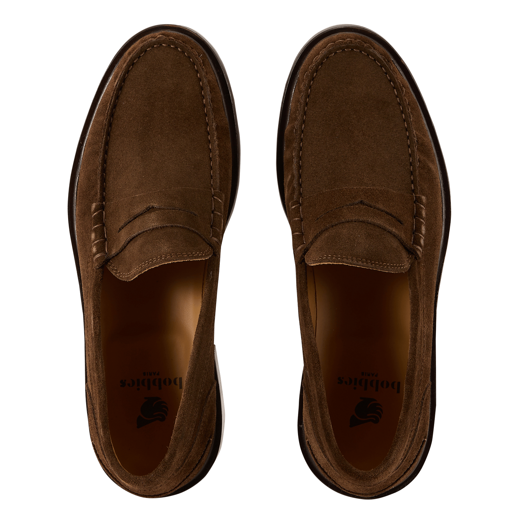 Mocassins en cuir suédé allen BOBBIES Marron