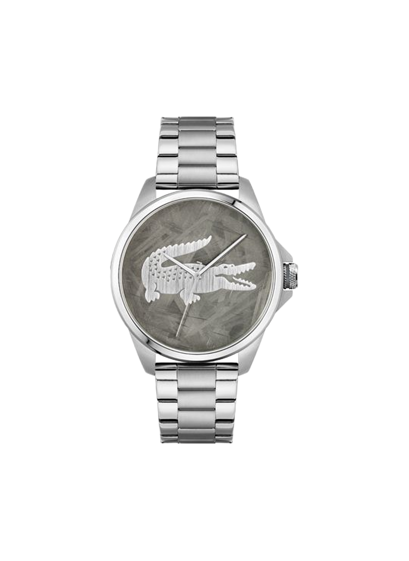 Montre quartz Le Croc en acier inoxydable LACOSTE MONTRES Gris