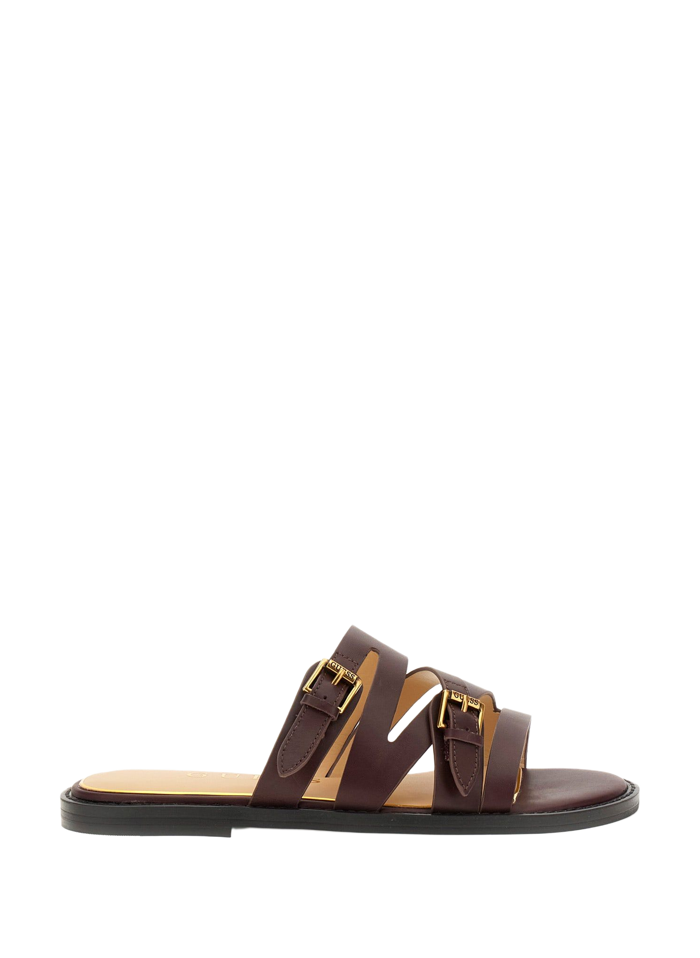 Flat Grayden buckled sandals GUESS Red