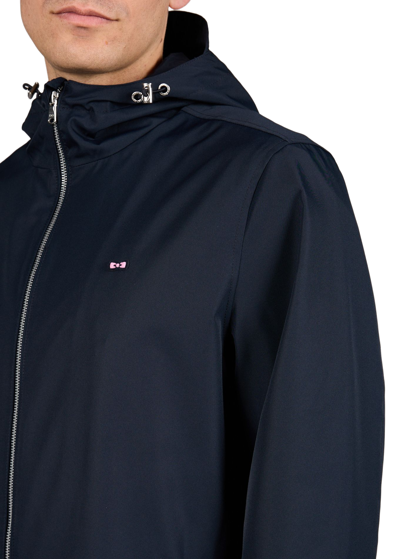 Blouson mi-long à capuche EDEN PARK Bleu