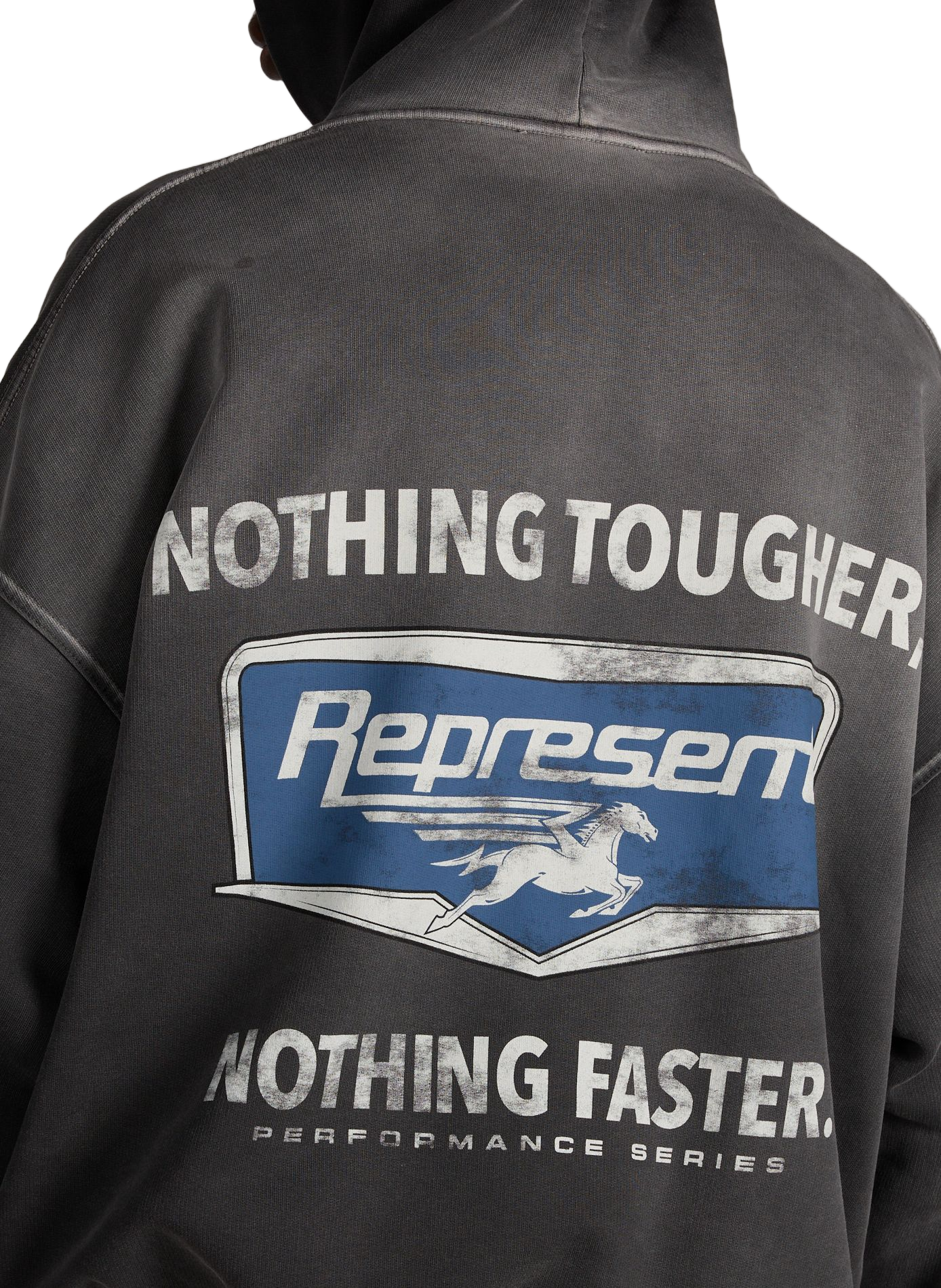 Graphic logo cotton sweatshirt REPRESENT Grey