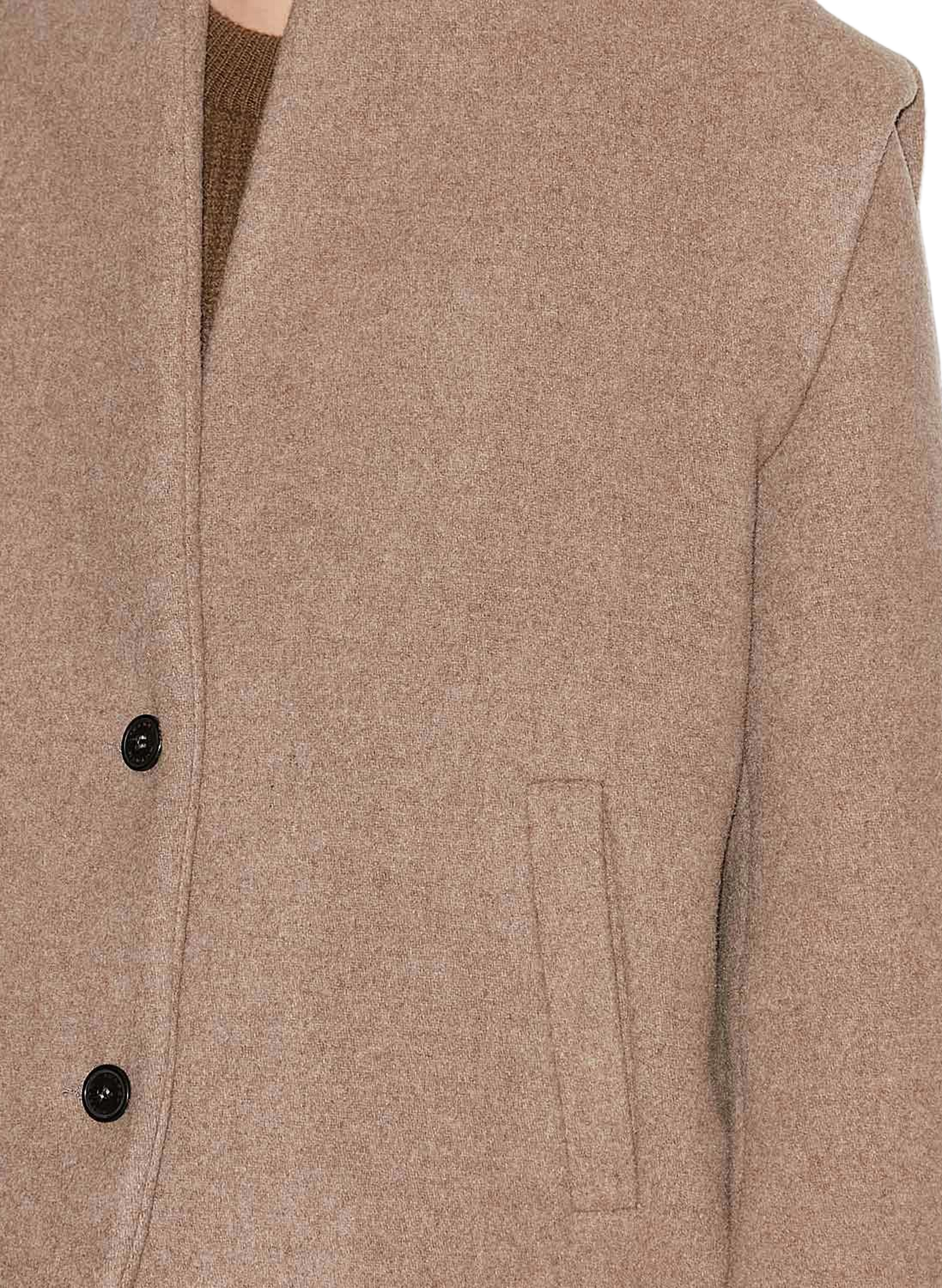 Drogo tailored blazer in mixed wool ISABEL MARANT Brown