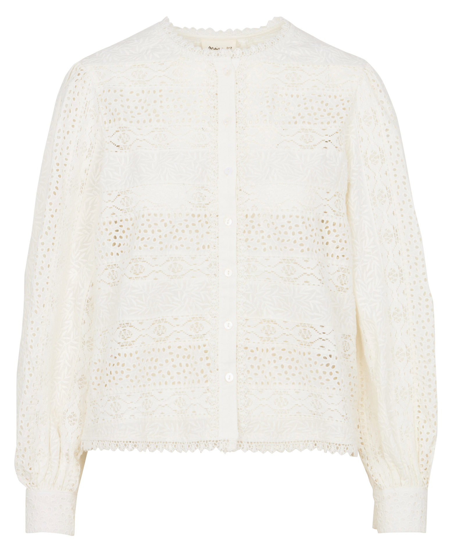 Chemisier brodé doris MAISON 123 Blanc