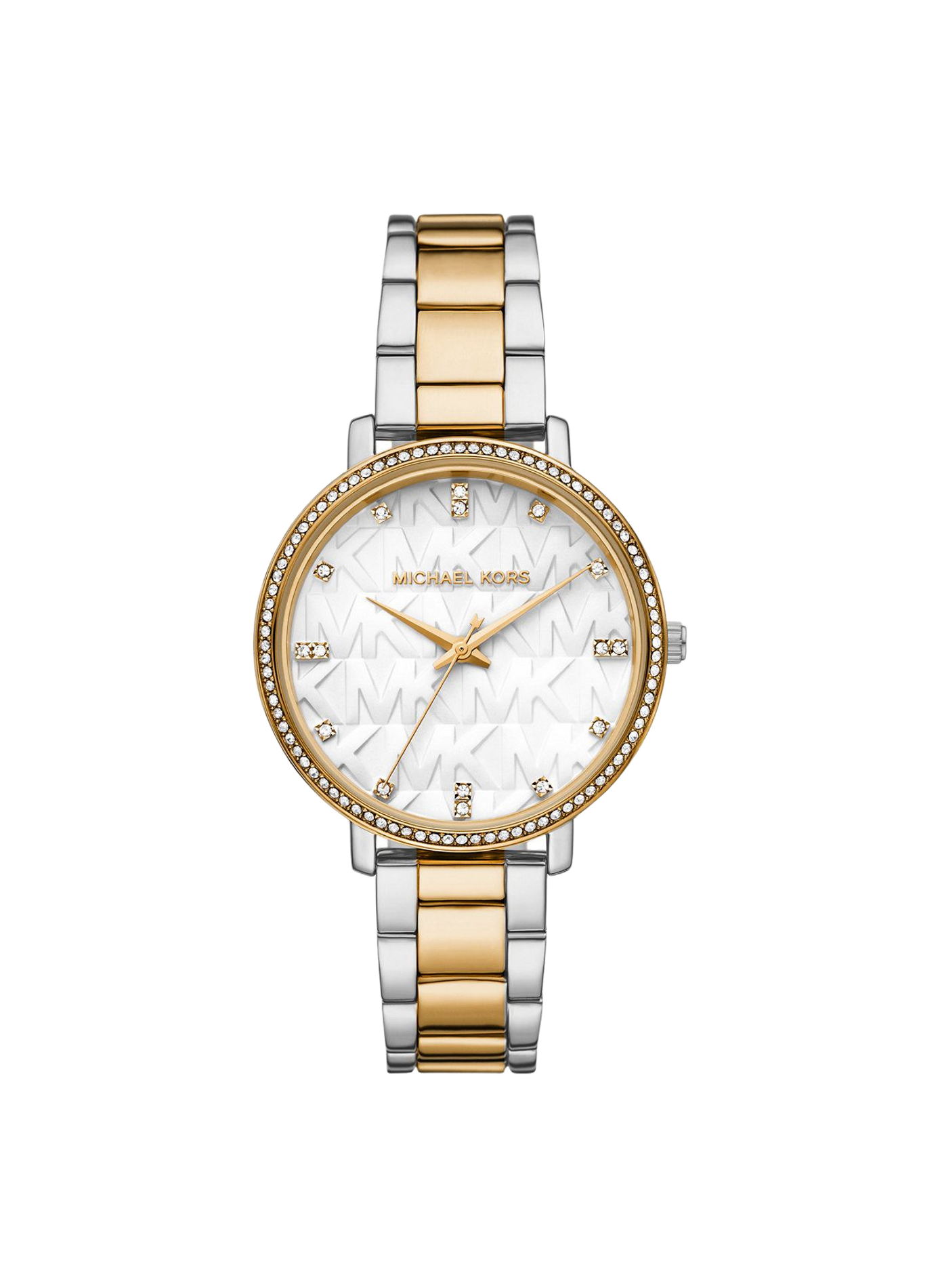 Montre quartz Pyper en acier inoxydable MICHAEL KORS MONTRES Blanc