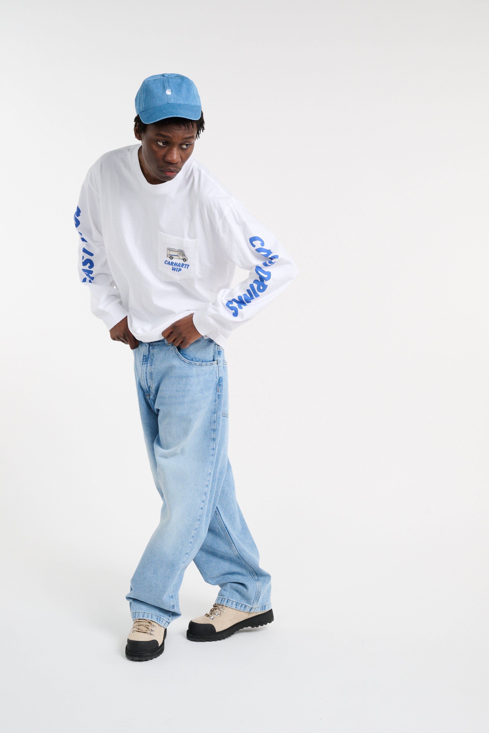 Casquette lucas cap CARHARTT WIP Bleu