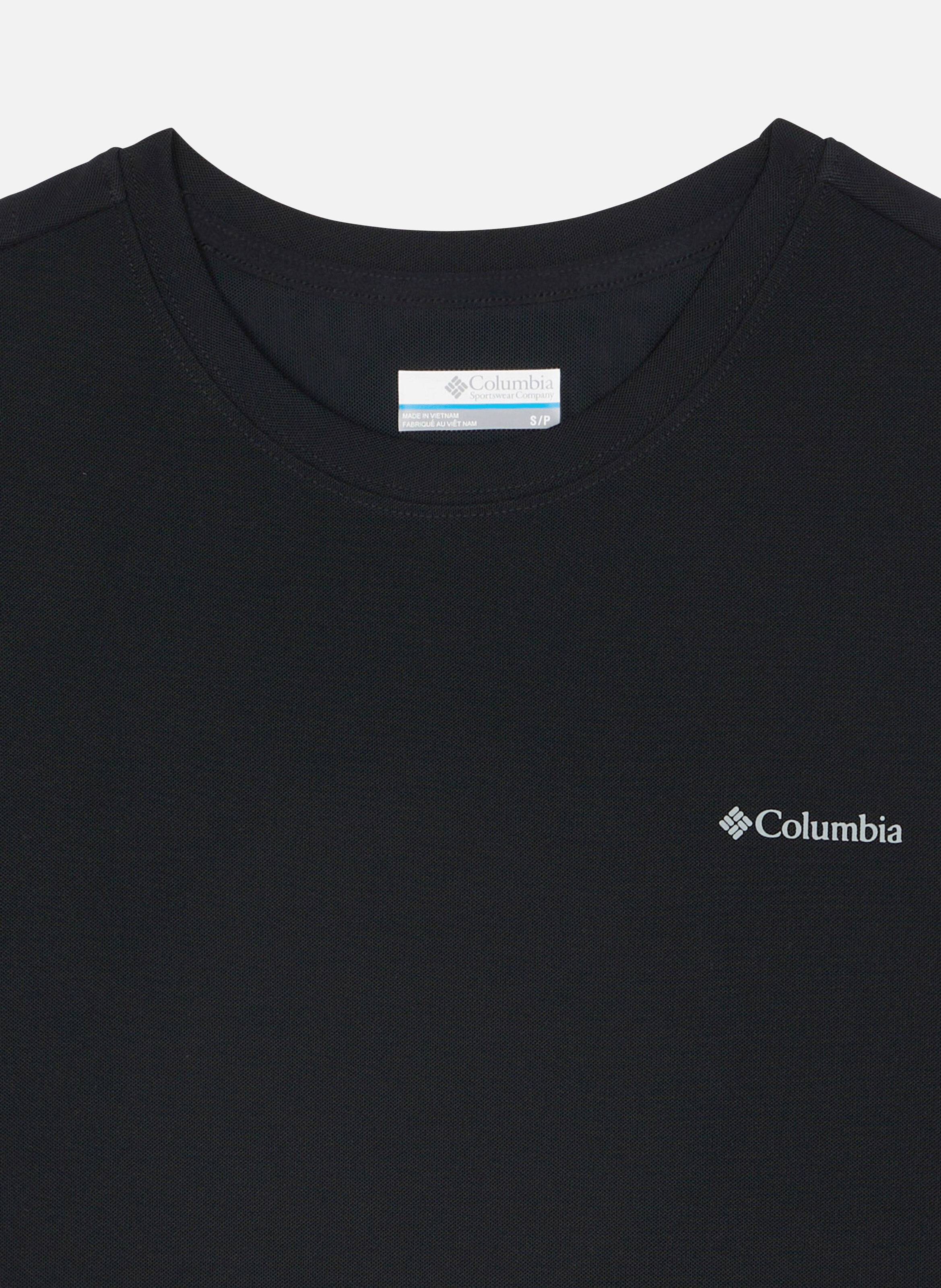 T-shirt chill creek pique ss tee COLUMBIA Noir