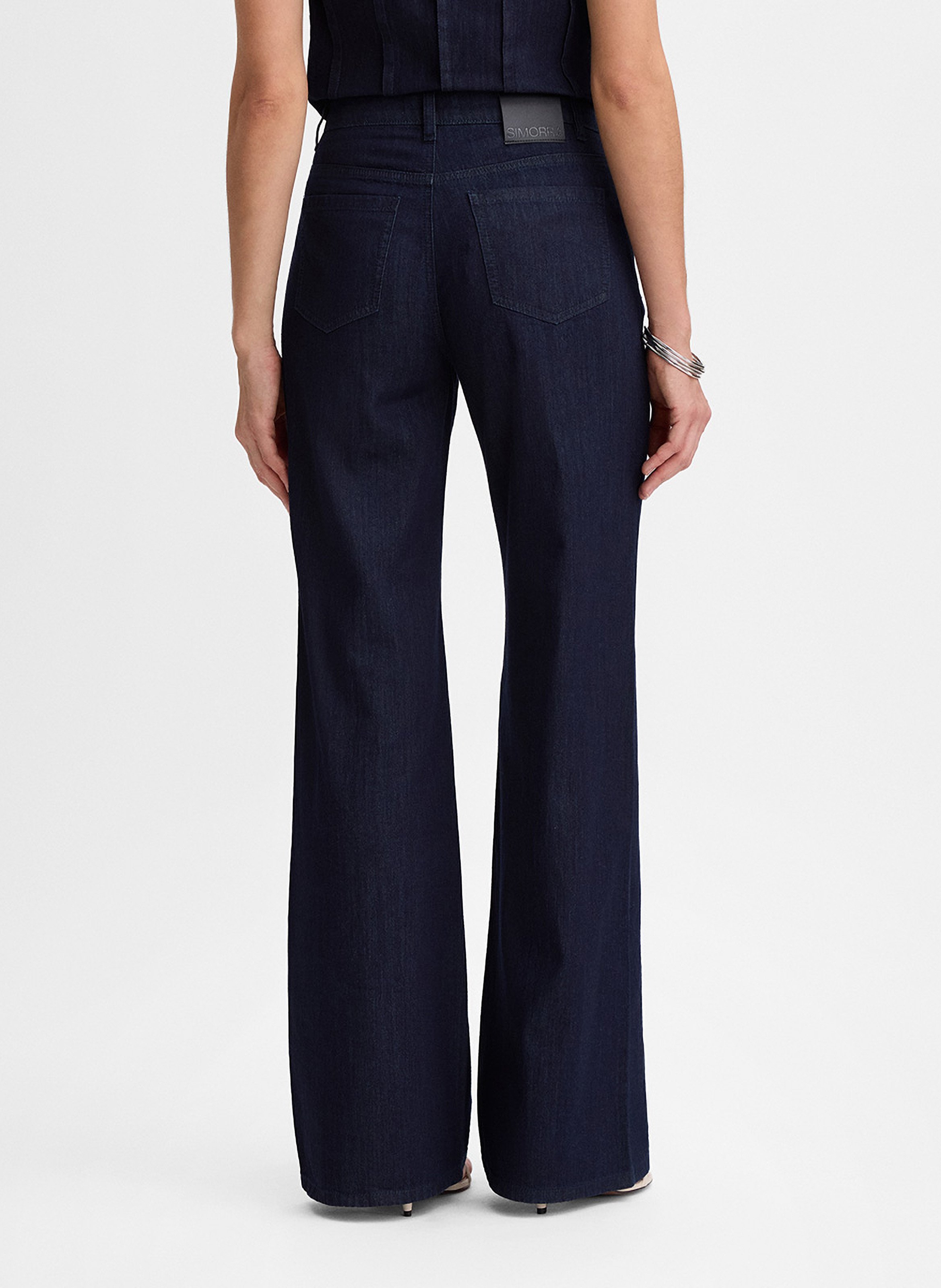 Jean flare en coton nurate SIMORRA Bleu