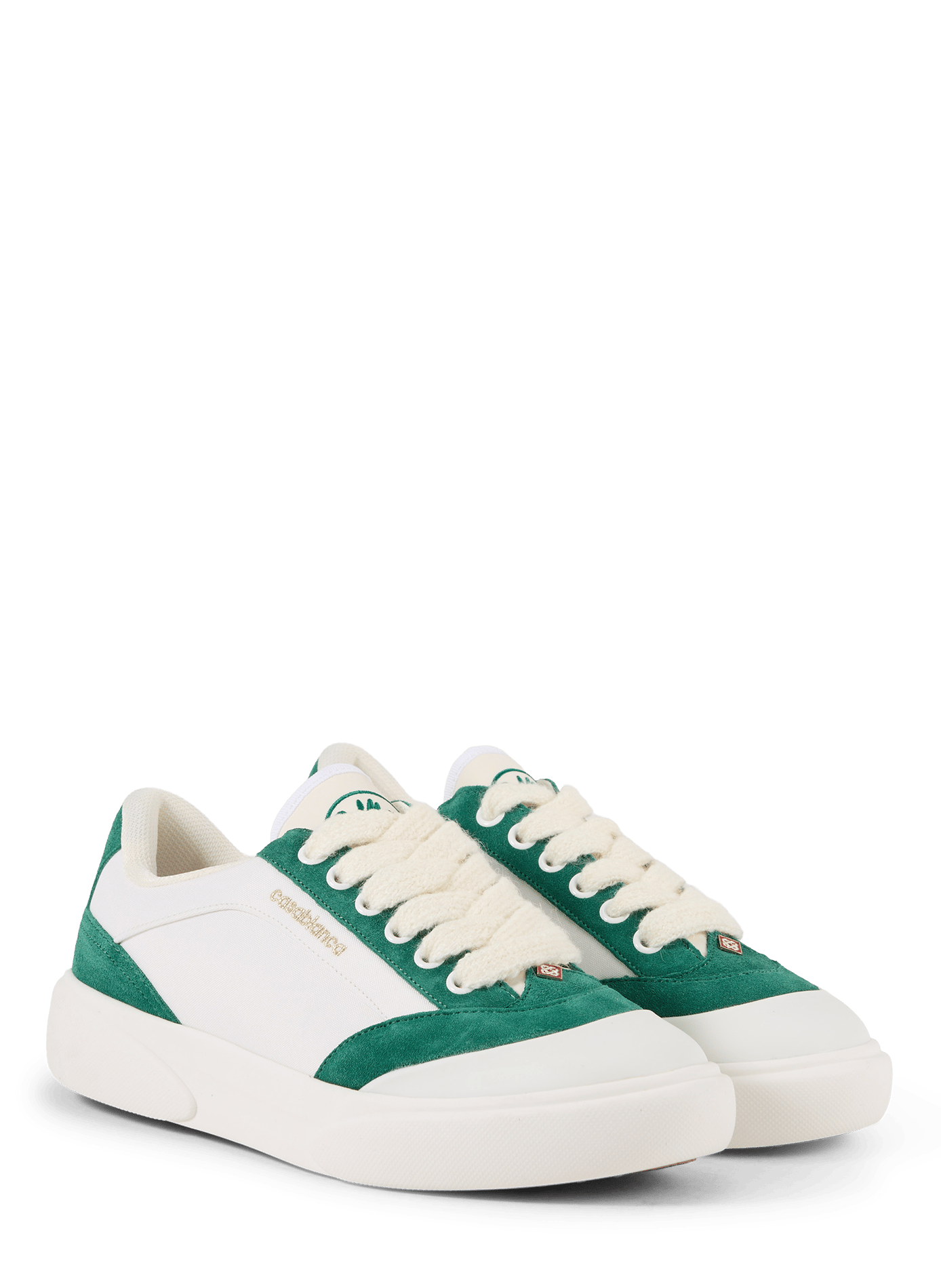 Leather and cotton sneakers CASABLANCA PARIS Multicolour